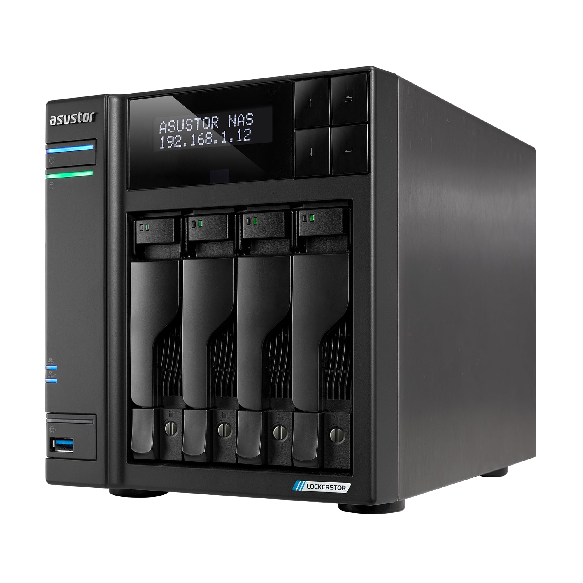 ASUSTOR Lockerstor 4 Gen2+ デュアル5Gbイーサネット、M.2 SSDスロット4基搭載 クリエイターやビジネスに最適なNAS・4ベイ搭載「AS6704T v2」|Maison Outre
