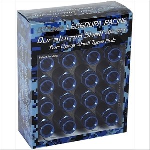KYO-EI(協永産業) LEGGDURA RACING Shell Type Lock & Nut Set(RL53) レデューラレーシングシェルタイプナット(ロック&ナットセット) M12×P1.5ブルー RL53-11U|Maison Outre