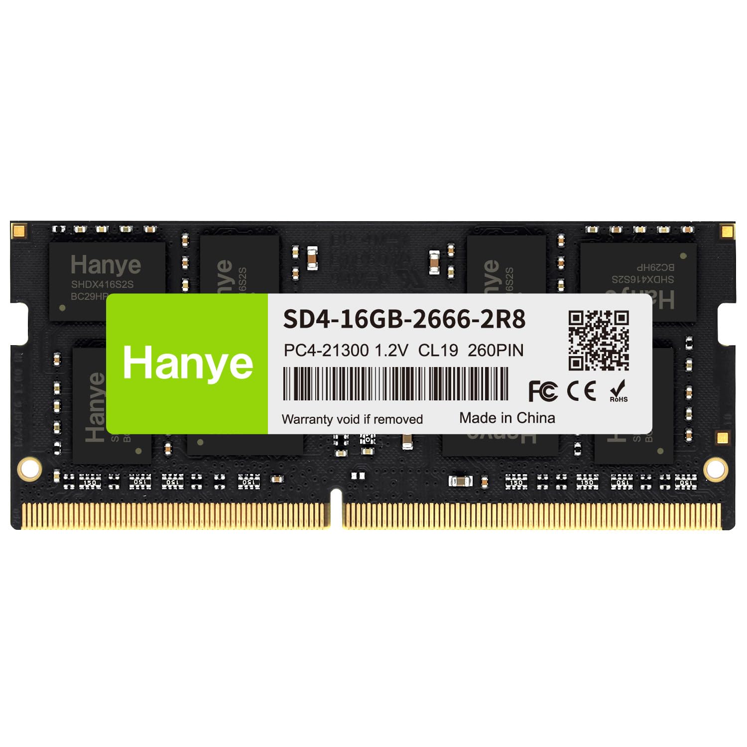 ノートPC用メモリ PC4-21300(DDR4-2666) 16GB SODIMM Hanye 1.2V CL19 260pin SD4-16GB-2666-2R8 国内正規代理店品|Maison Outre