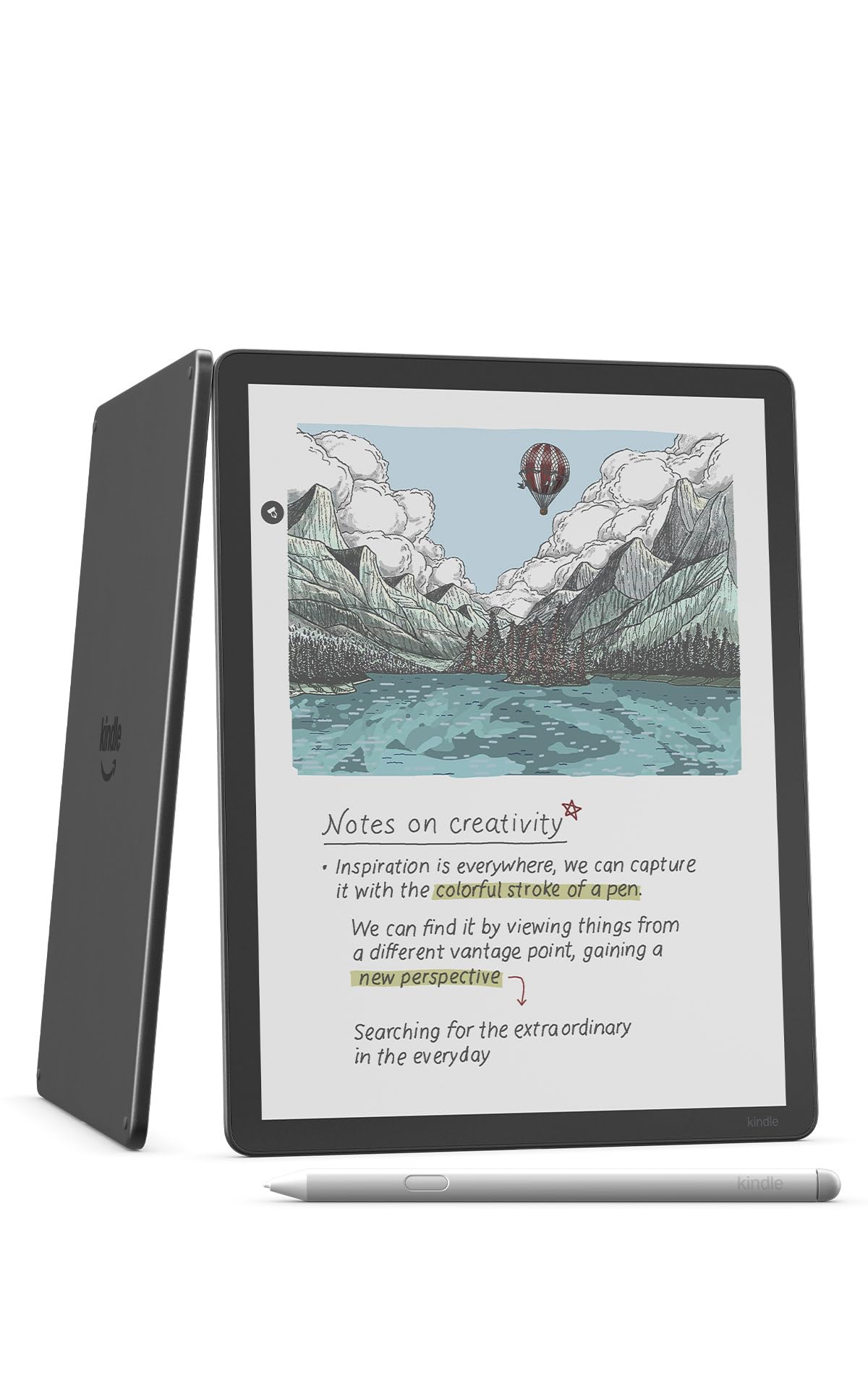 New Kindle Scribe Colorsoft | 11インチカラーディスプレイ、64GBストレージ、ノート機能搭載、明るさ自動調整、色調調節ライト、プレミアムペン付き、グラファイト｜Maison Outre
