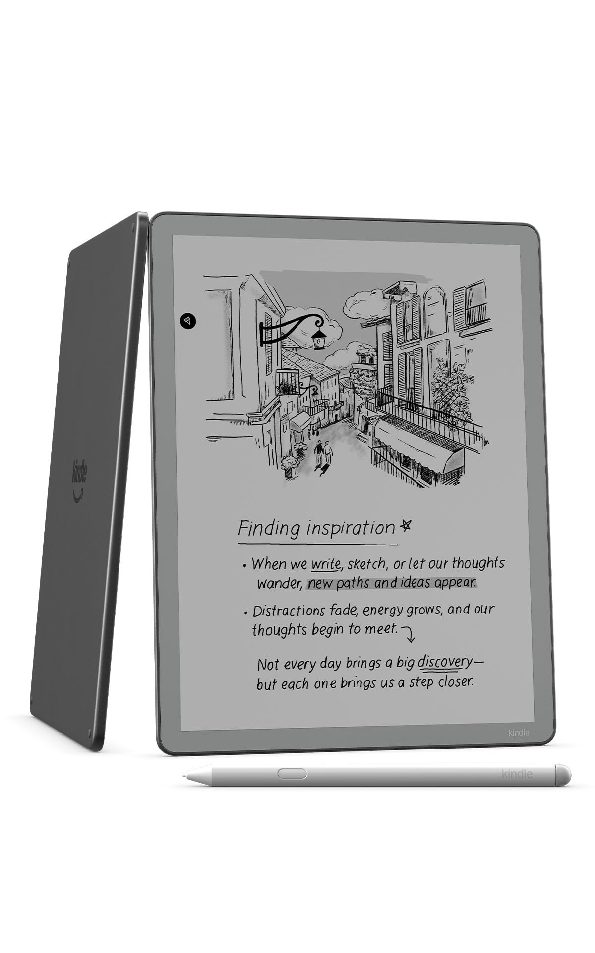 New Kindle Scribe フロントライト非搭載モデル | 11インチディスプレイ、16GBストレージ、ノート機能搭載、プレミアムペン付き、グラファイト｜Maison Outre