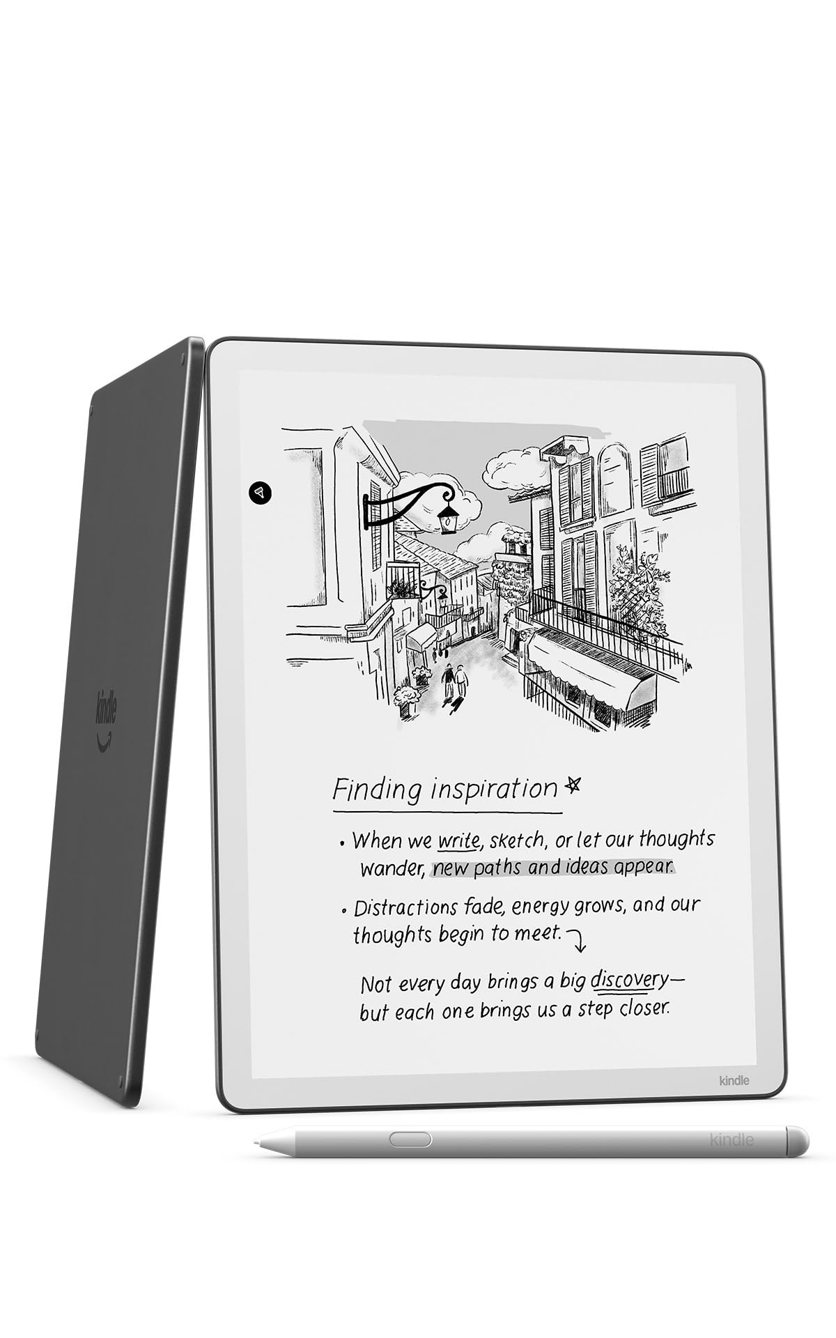 New Kindle Scribe | 11インチディスプレイ、64GBストレージ、ノート機能搭載、明るさ自動調整、色調調節ライト、プレミアムペン付き、グラファイト｜Maison Outre