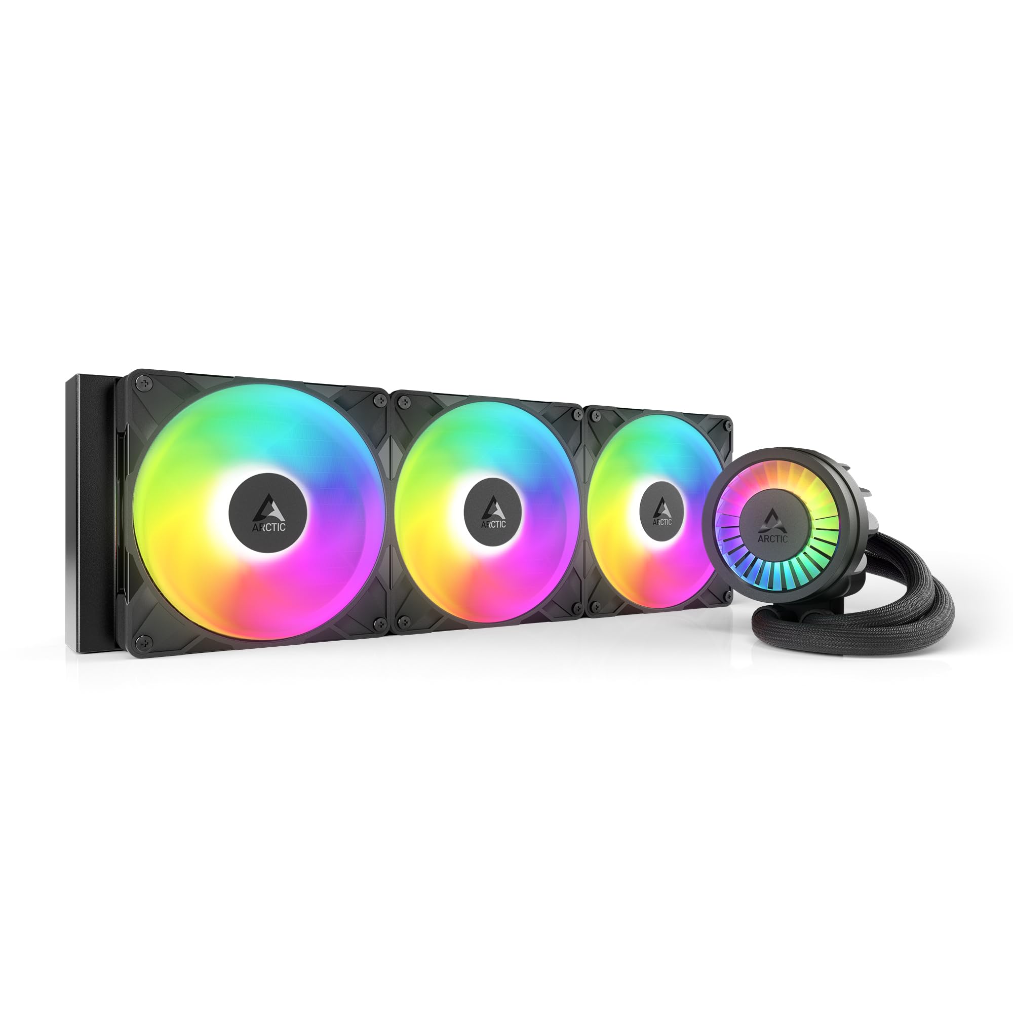 ARCTIC Liquid Freezer III Pro 420 A-RGB オールインワン（AIO）CPU水冷クーラー 140mm ファン &times;3 38mm ラジエーター PWM ポンプ VRM ファン搭載 対応ソケット：AMD AM5 / AM4、In｜Maison Outre