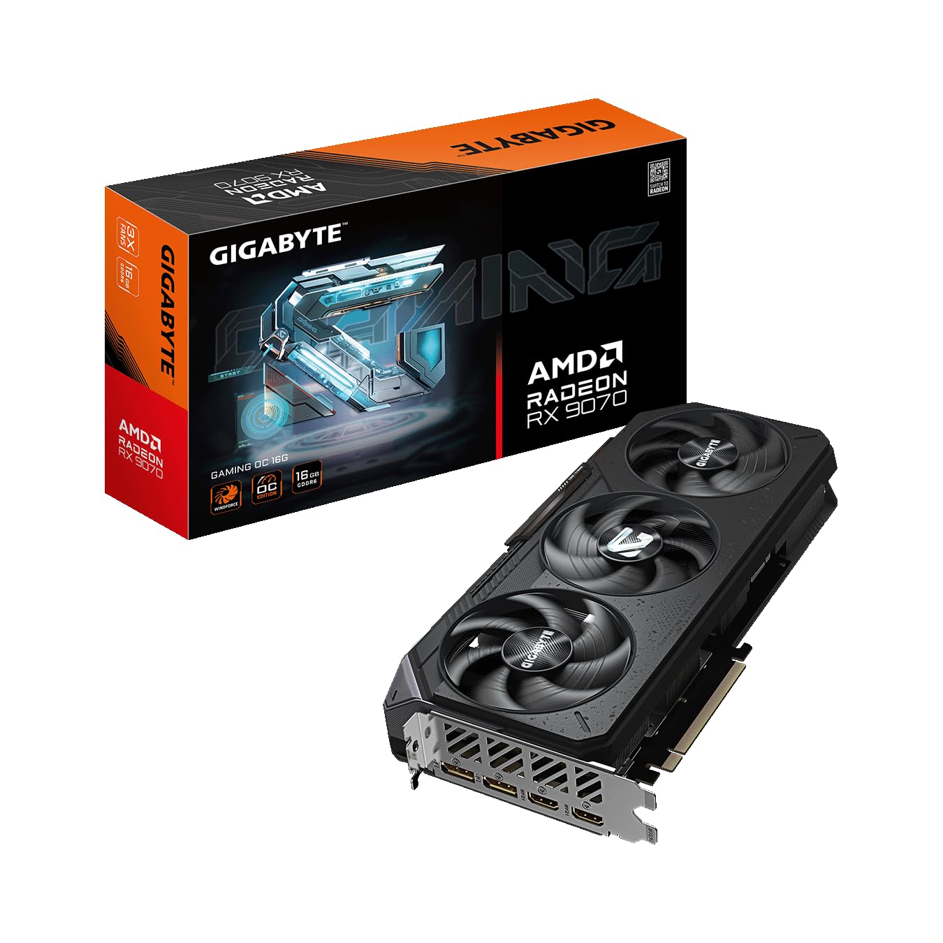 GIGABYTE Radeon RX9070 搭載 グラフィックボード GDDR6 16GB ギガバイト 【国内正規代理店品】GV-R9070GAMING OC-16GD｜Maison Outre