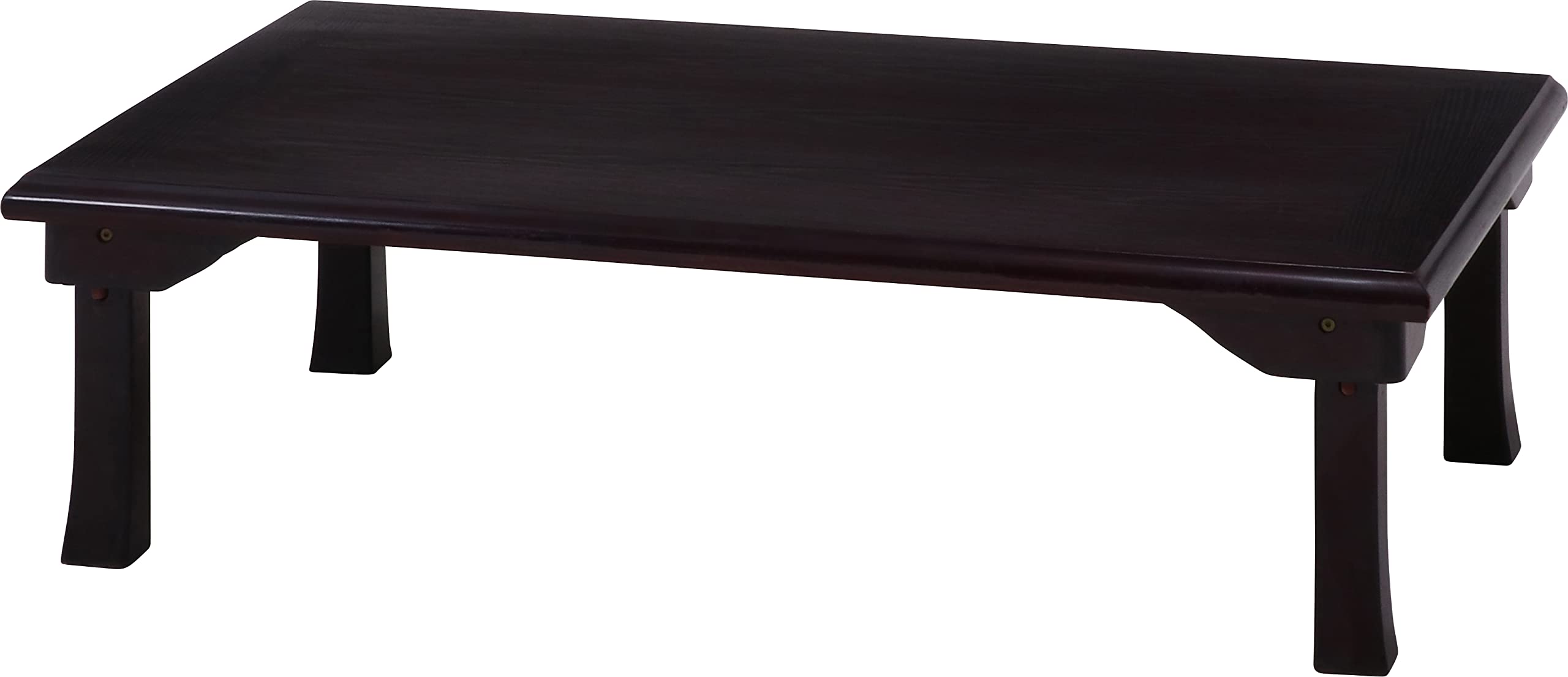 不二貿易 座卓 テーブル 折りたたみ 幅120cm×奥行75×高さ34cm 紫檀色 和室用 ローテーブル 天然木使用 来客用 73458 12,299円