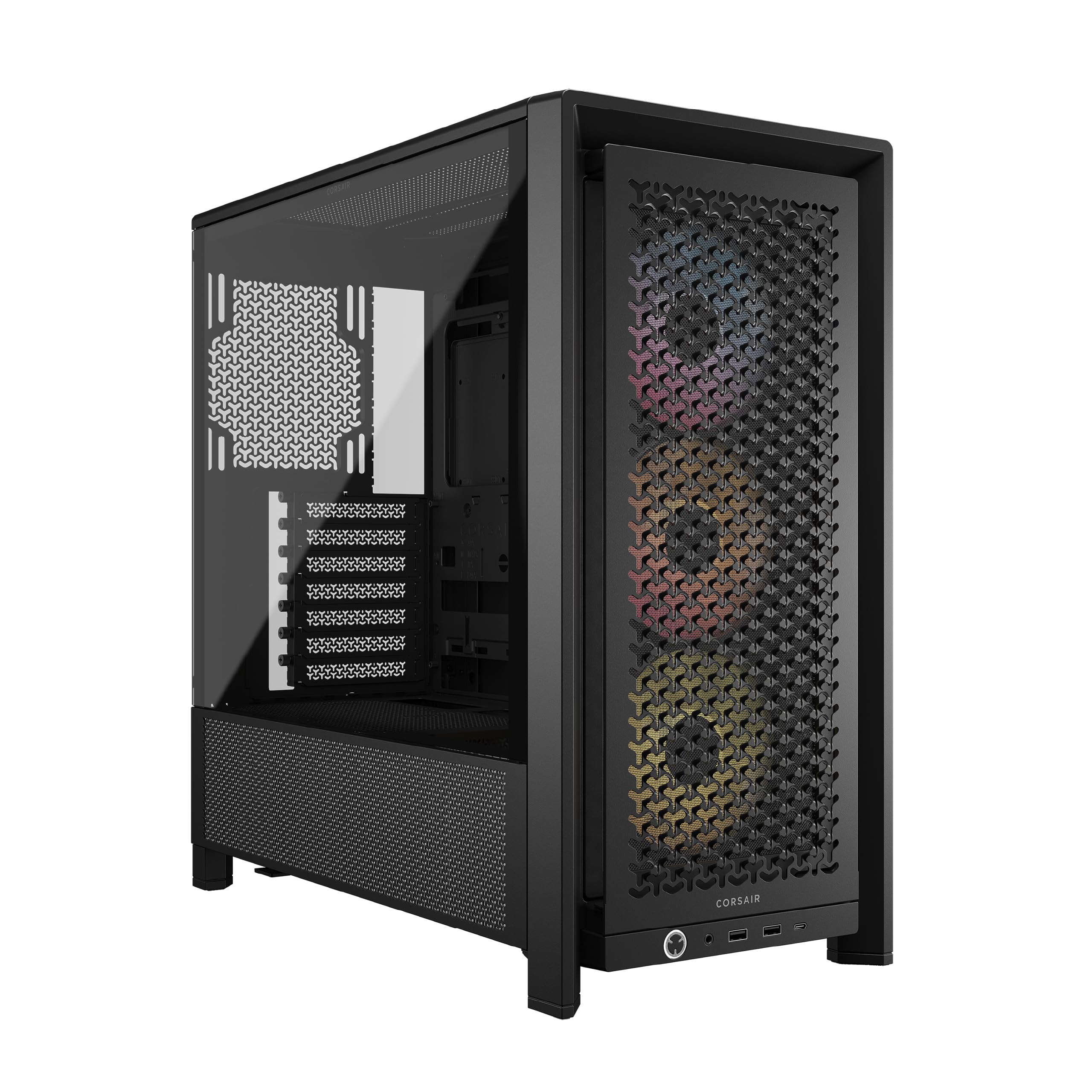 CORSAIR FRAME 4000D RS ARGB モジュール式ハイエアフローミッドタワー PC ケース、ブラック 複数の 360 mm ラジエーターを搭載可能 ・ ASUS BTF、MSI Project Zero、Gigabyte Project |Maison Outre
