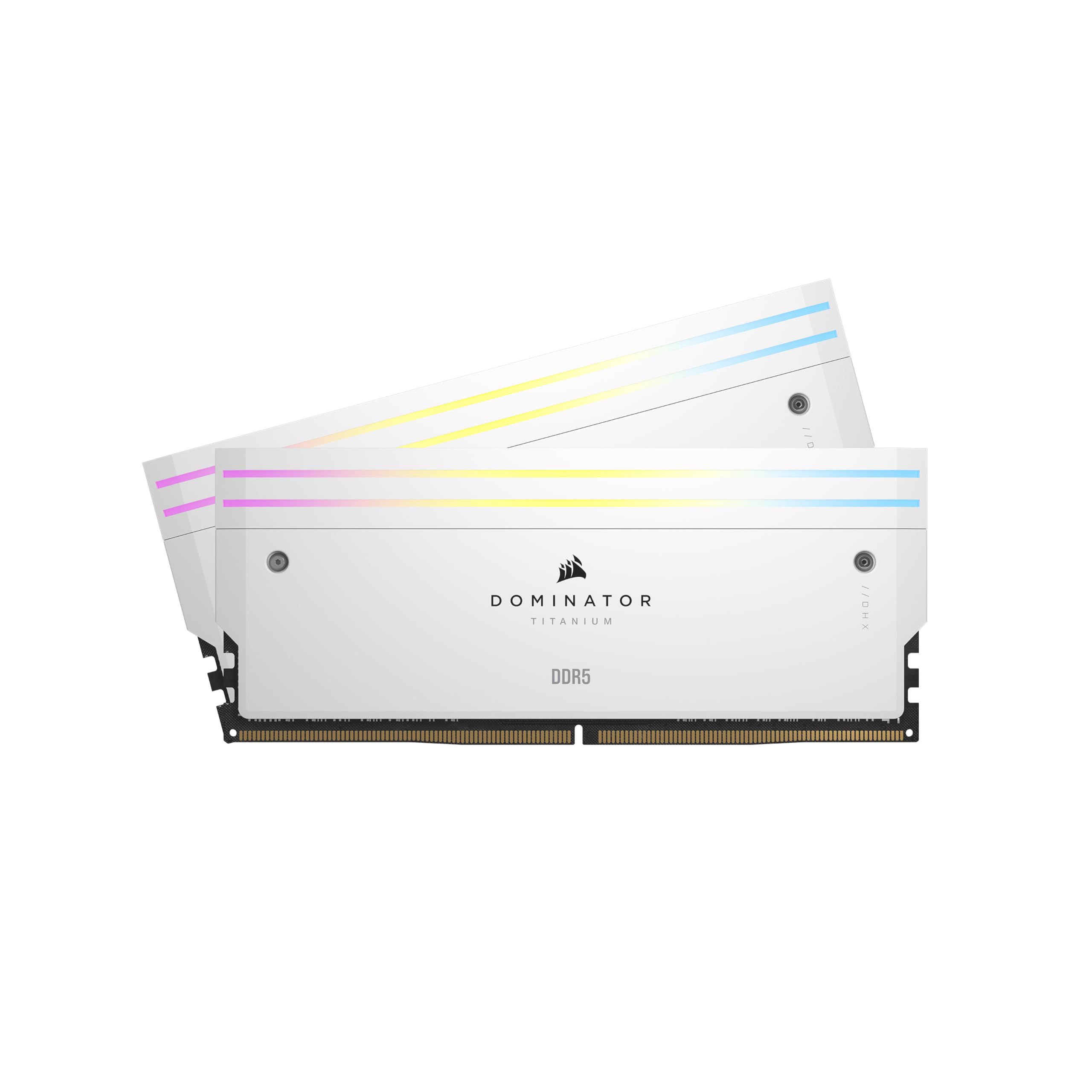 CORSAIR DDR5-7200MHz デスクトップPC用メモリ DOMINATOR TITANIUM DDR5シリーズ (PC5-57600) Intel XMPメモリキット 32GB ホワイト [16GB&times;2枚] CL34 CMP32GX5M2X72｜Maison Outre