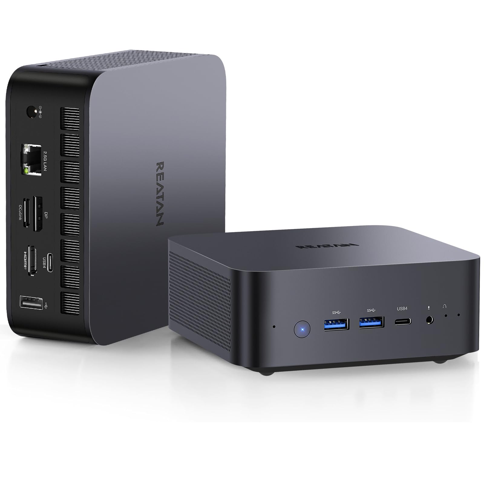 Reatan ミニPC AMD Ryzen 7 255 / 32GB 5600MHz DDR5 RAM / 1TB PCIe 4.0 SSD / デュアルUSB4.0 / WiFi7 & Bluetooth 5.4 / 2.5Gbps RJ45 / HDM|Maison Outre