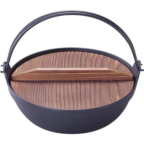 岩鋳 Iwachu ふる鍋 深型36 黒焼付 内径36cm 直火用 南部鉄器 21013