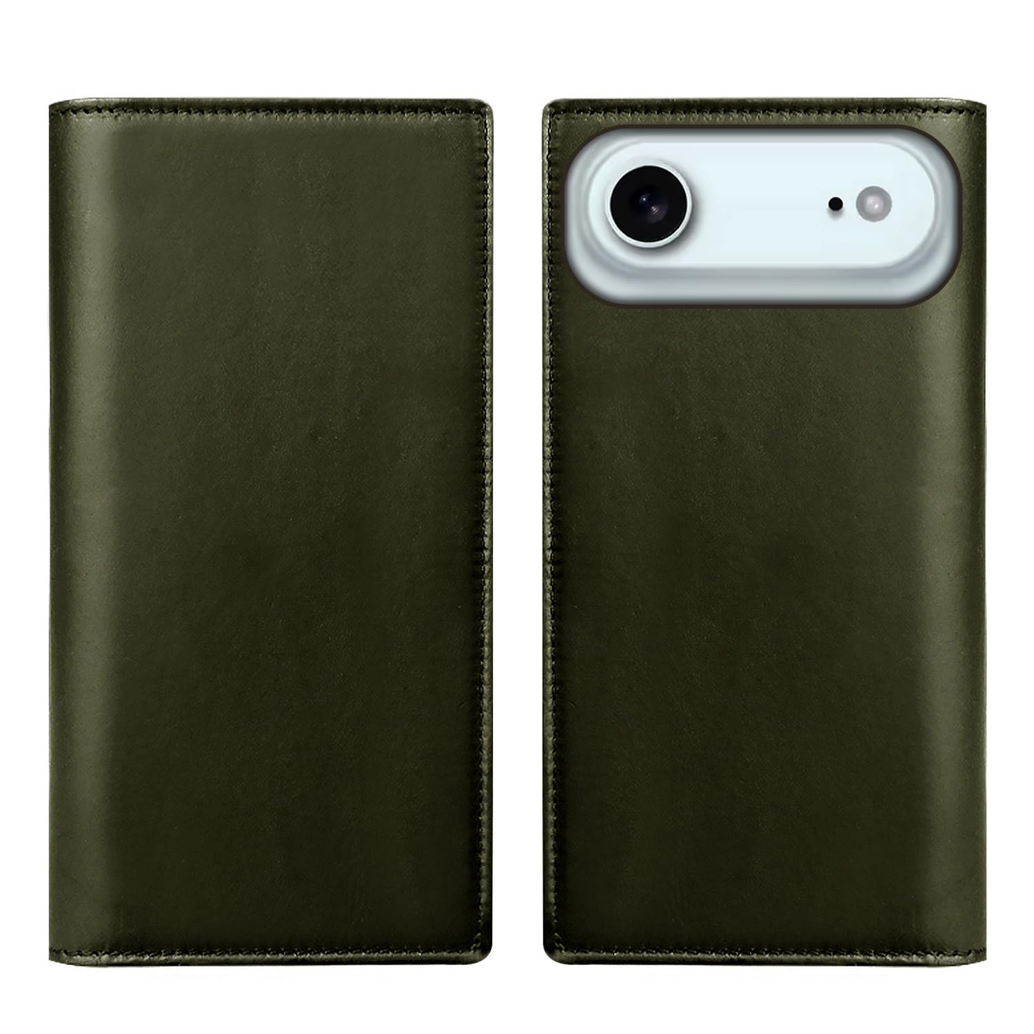 ABBI SIGNATURE iPhone Air 用 ケース 手帳型 日本製 イタリアン本革 LISCIO [ MagSafe対応 ベジタブルタンニンレザー 革職人ハンドメイド ワイヤレス充電対応 ] ABS27861i17A オリーバ 【正規品】｜Maison Outre