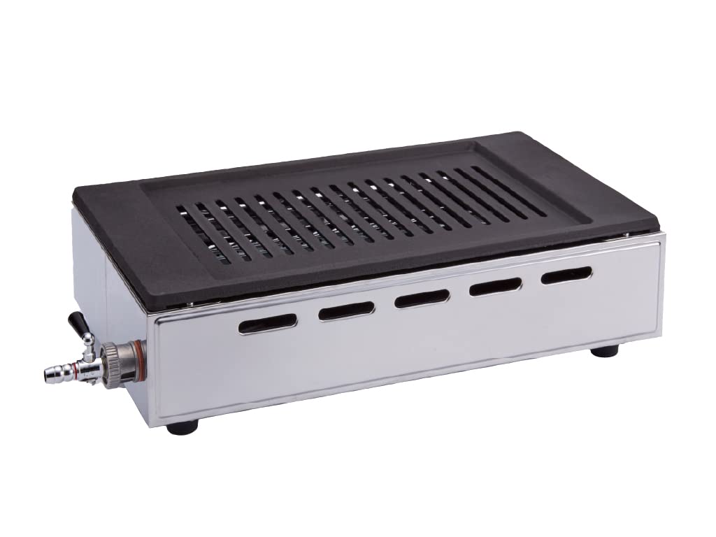 都市ガス用 ヤマキン ガス高級焼肉器「王者Sタイプ」Y-18S 卓上グリル 家庭用 業務用 焼肉ロースター｜Maison Outre