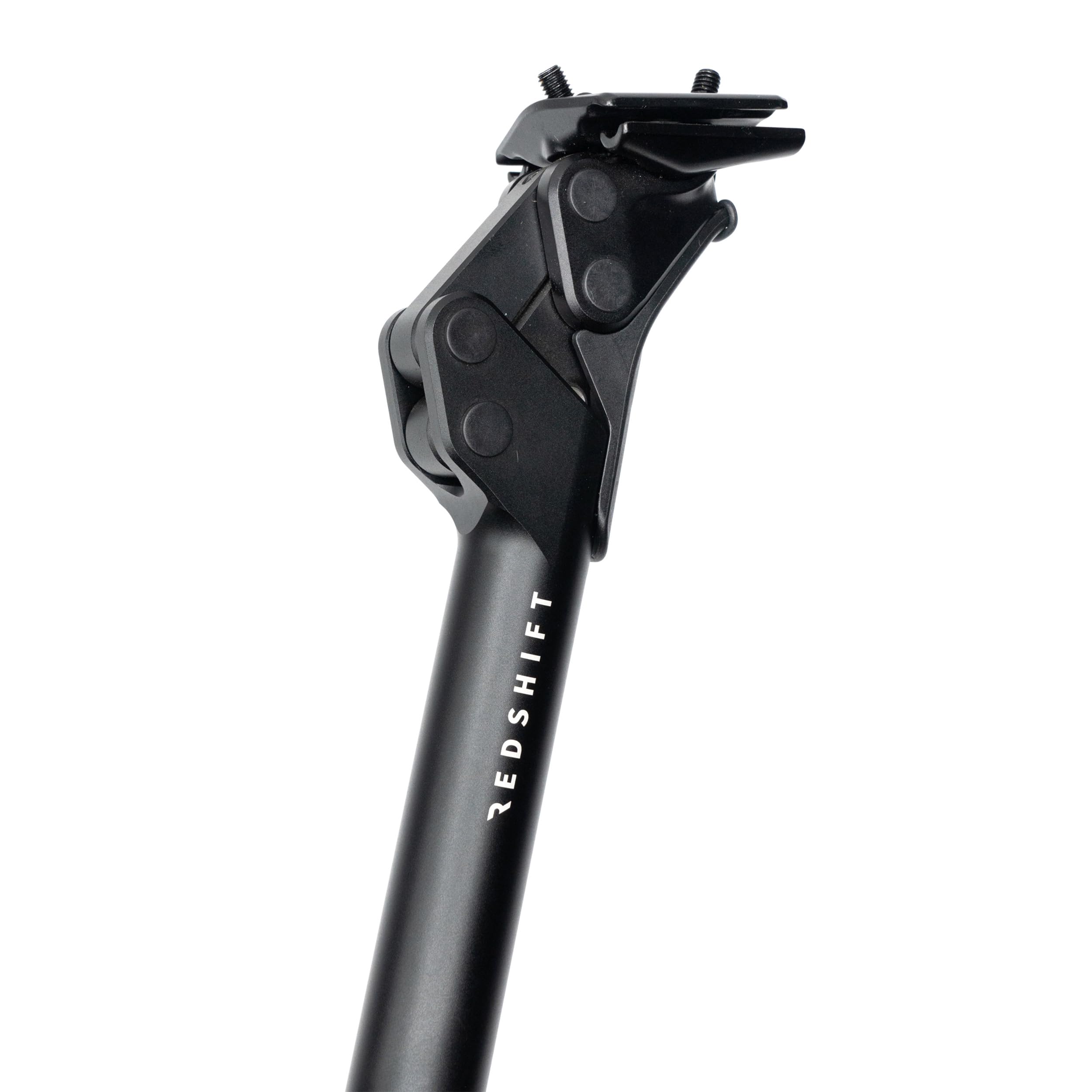 REDSHIFT ShockStop 持久力 自転車用サスペンションシートポスト 衝撃吸収 自転車用シートポスト ロード/グラベル/ハイブリッド/eバイク向け 27.2mm x 350mm ブラック|Maison Outre