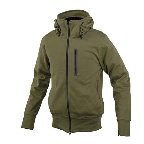 [KOMINE] バイク用 プロテクトKVパーカー JK-604 1290 秋冬春向け プロテクター CE規格レベル2 07-604 メンズ Olive 2XL