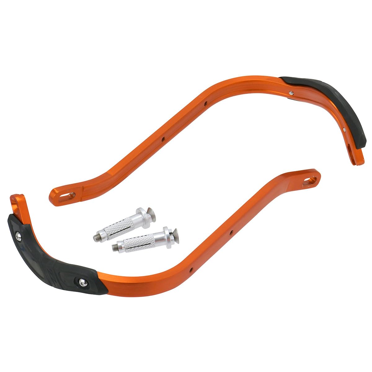 ジータレーシング(ZETA RACING) 対応ハンドルバー内径(Φ13.5~16mm) アーマーハンドガード ベンド オレンジ 固定マウント別売り 高剛性アルミ合金 プロテクション オフロード ドアノブ握り 回転防止バーエンド ダートフリーク Dirtf｜Maison Outre 12,415円