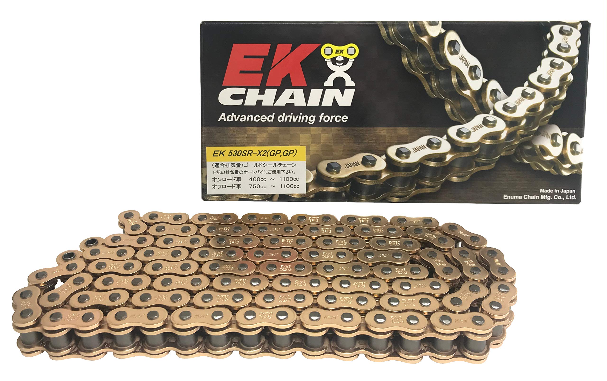 EK(イーケー) QXリングシールチェーン 530SR-X2 ゴールド 114L 【スクリュージョイント】｜Maison Outre