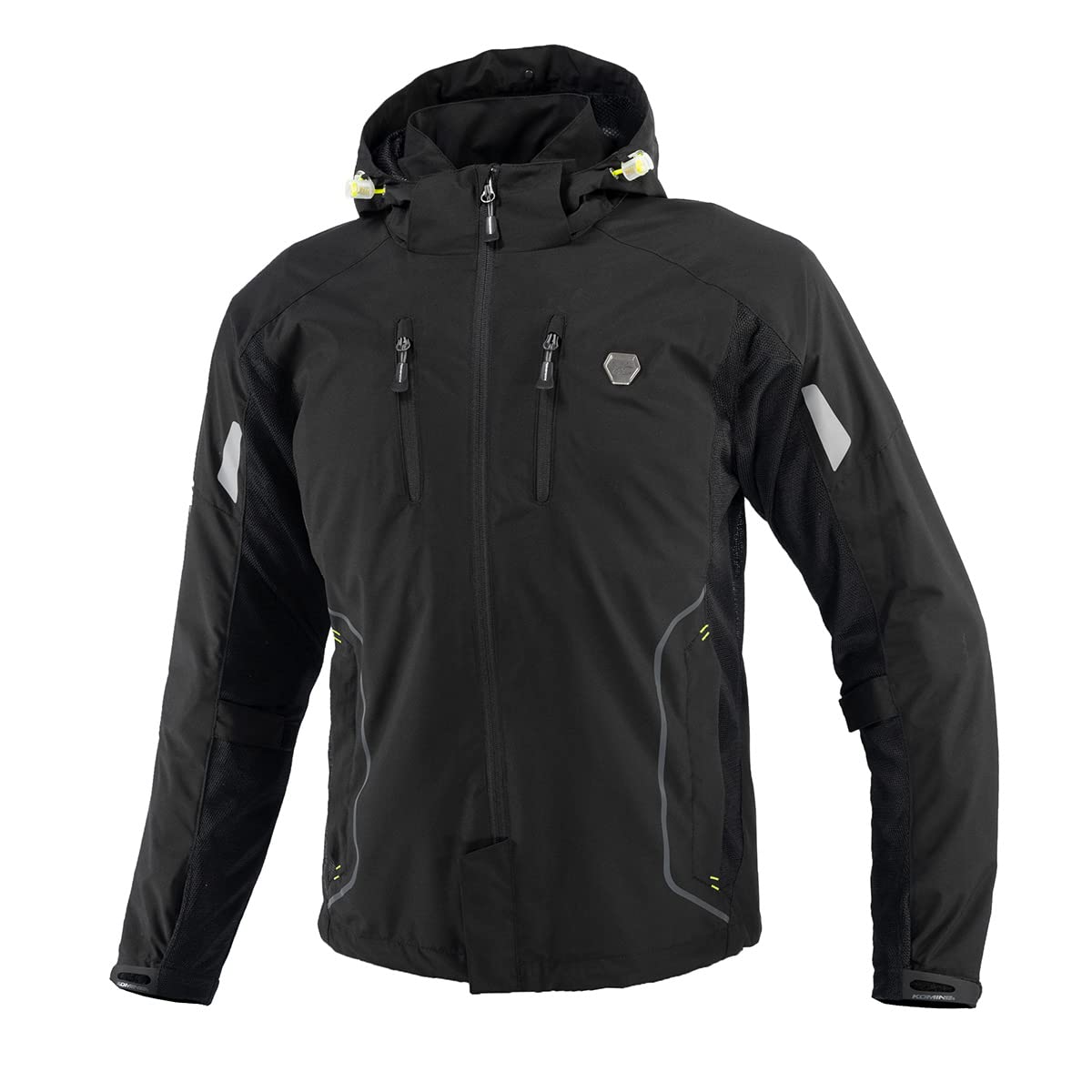 [KOMINE] バイク用 ジャケット JK-1123 プロテクトハーフメッシュパーカ 07-1123 メンズ Black L｜Maison Outre