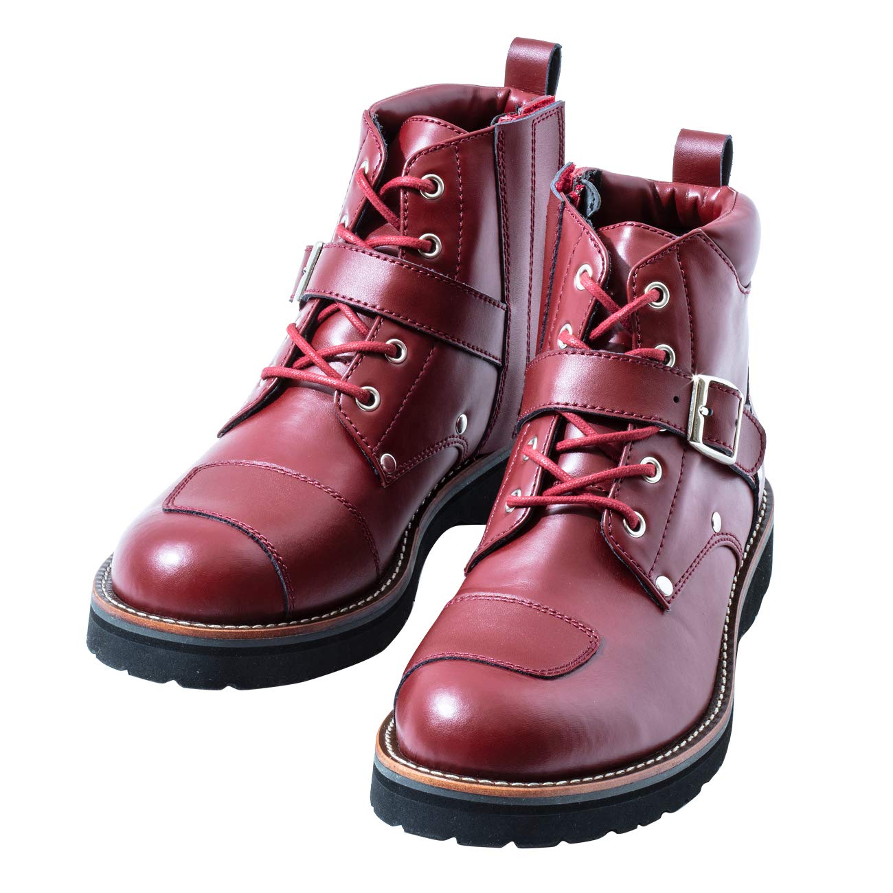 [南海部品] バイクブーツ NTB-38 ワインレッド 25.5｜Maison Outre