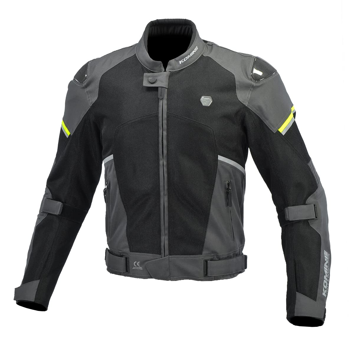 [KOMINE] バイク用 ジャケット JK-1573 プロテクトカーボンメッシュジャケット 07-1573 メンズ Basalt Grey Black M｜Maison Outre