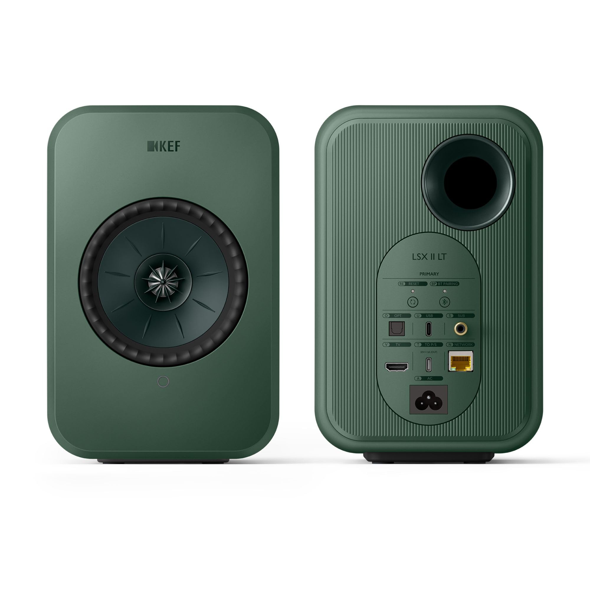 KEF LSX II LT - ワイヤレスHiFiブックシェルフ スピーカー(セージグリーン)|Maison Outre
