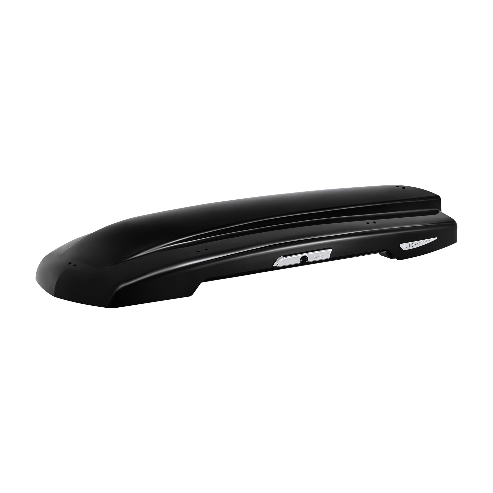 Terzo テルッツォ (by PIAA) ルーフボックス 258L・318L 【GRANFORMA (グランフォーマ) FLEXレギュラー】 ブラック 両開きFLEX 小型スマートハンドルで簡単取付 固定用ベルト標準装備 セーフティロック付 EA460F｜Maison Outre