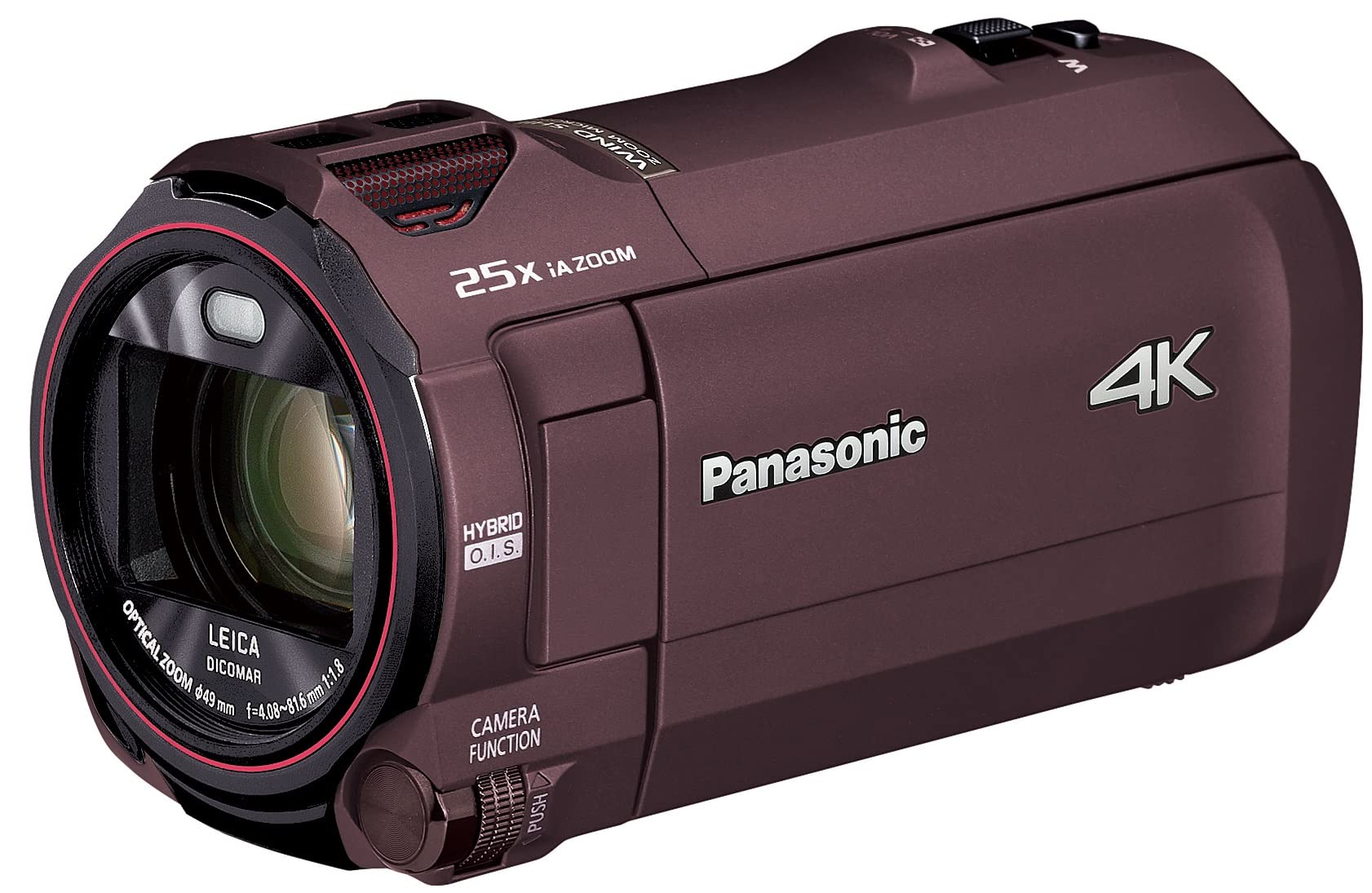 パナソニック 4K ビデオカメラ 64GB 光学20倍ズーム カカオブラウン HC-VX992MS-T|Maison Outre