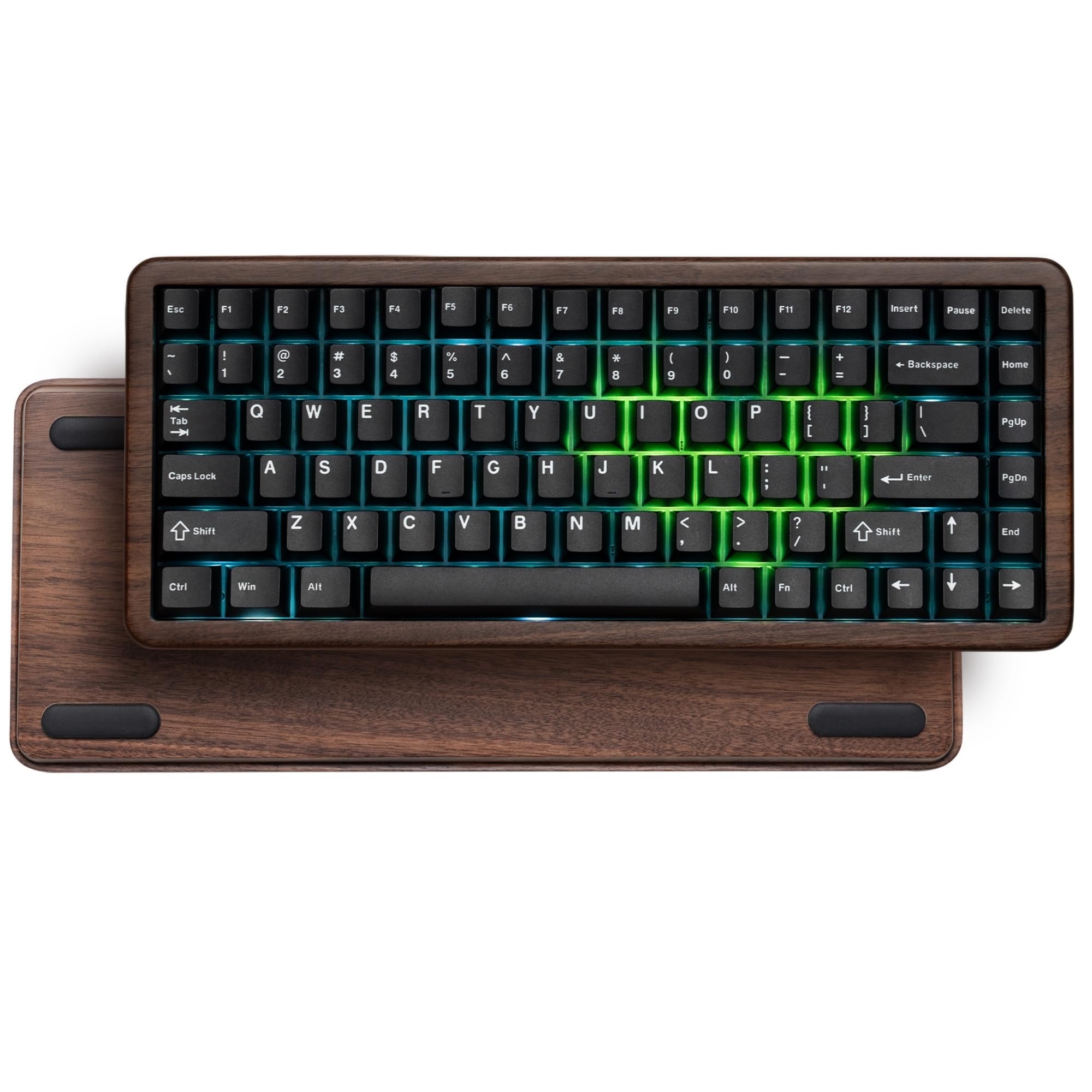Womier WD75 V2 ゲーミングキーボードワイヤレス QMK/VIA対応 USB/2.4GHz/BT メカニカルキーボード75%英語配列 木製キーボード 8000mAhバッテリー ホットスワップ ガスケット搭載 RGBバックライトWin/Mac用｜Maison Outre