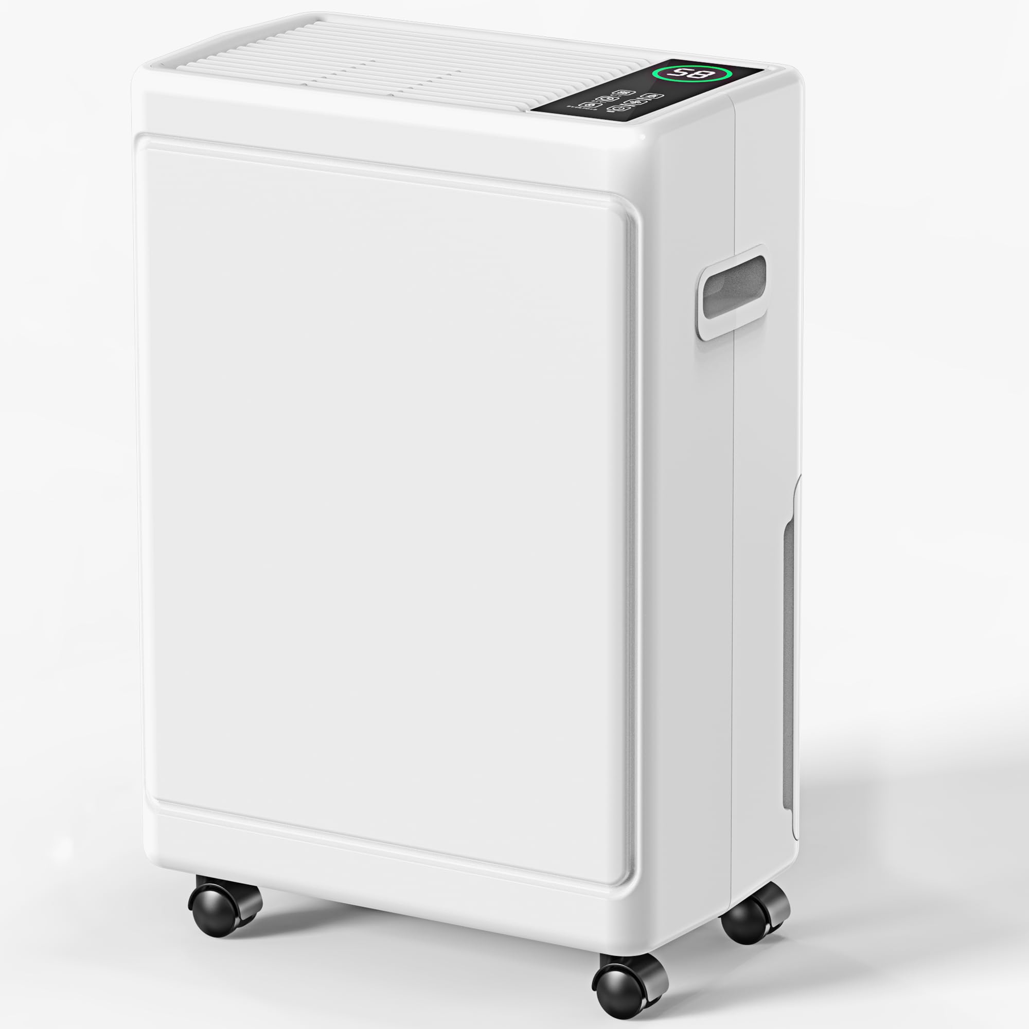 除湿機 コンプレッサー式 衣類乾燥 じょしつき 12L/日 除湿器 2.2L大容量水タンク コンパクト 4つ除湿モード 木造15畳・鉄筋コンクリート30畳 ２段階風量調節3色湿度ランプ 24時間タイマー キャンスター付 省エネ 排水ホース付き 連続排水 チ｜Maison Outre