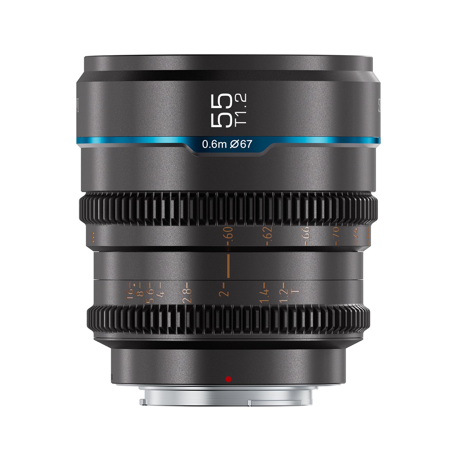 SIRUI Night Walker 55mm T1.2 シネレンズ 大口径マニュアルフォーカスレンズ (MS55M-B, RFマウント, ブラック)