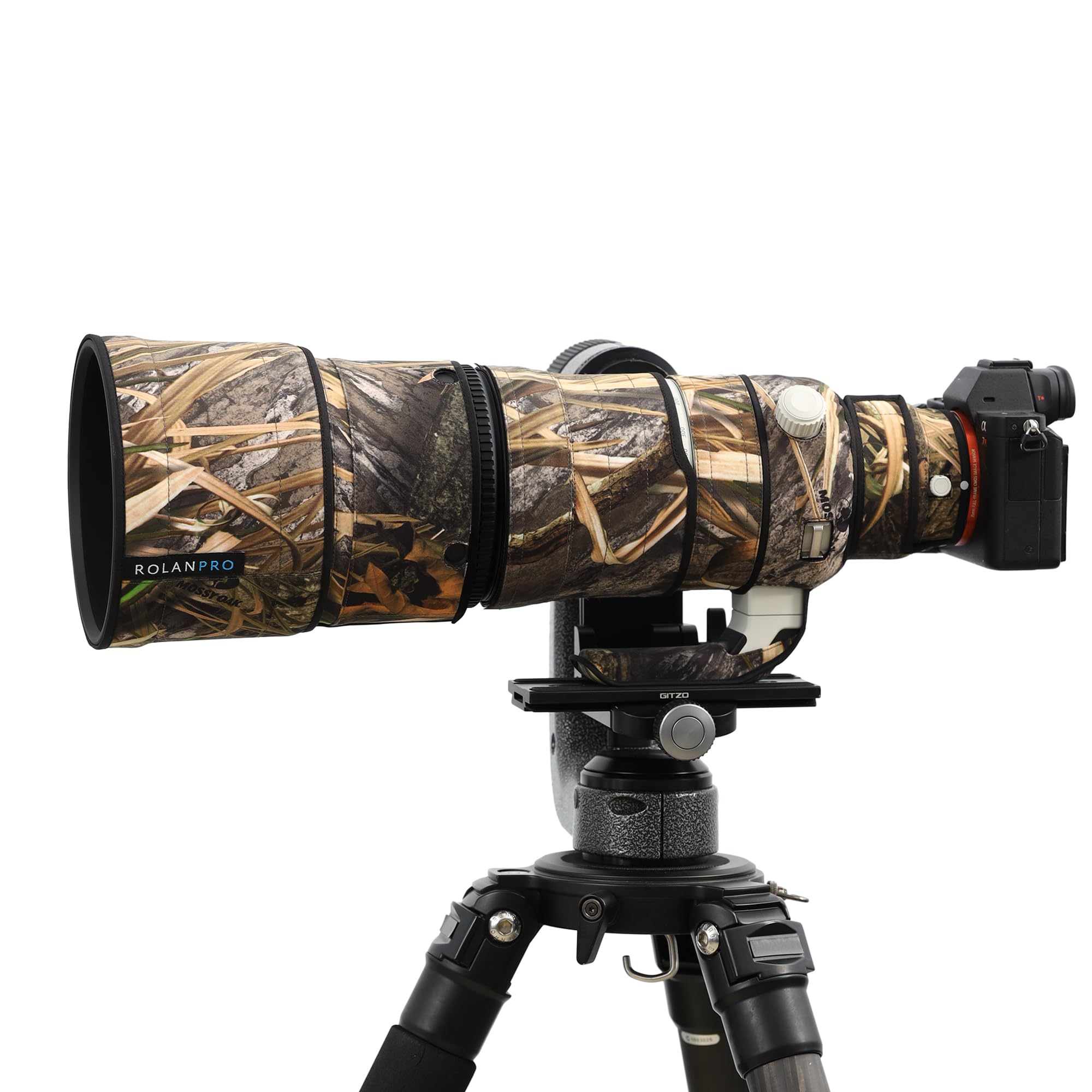 ROLANPRO レンズカバー ソニー FE 100-400mm F4.5 GM OSS 対応(SEL100400MC) 用 防水 迷彩 レインコート レンズ保護ケース 野鳥観察 アウトドア撮影(#49 リード迷彩)｜Maison Outre