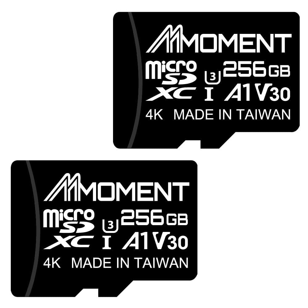 【2枚セット】MMOMENT 256GB MicroSDXCカード U3 / A1 / V30 / SDアダプター付 (最大読込100MB/s)|Maison Outre