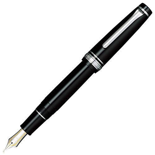 セーラー万年筆 万年筆 プロフェッショナルギア 銀 ブラック 中字 11-2037-420｜Maison Outre 44,515円