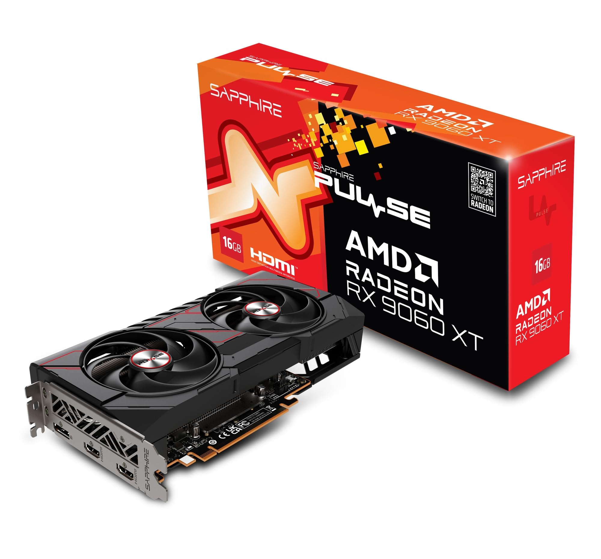 SAPPHIRE PULSE Radeon RX 9060 XT GAMING OC 16GB グラフィックスボード 11350-03-20G VD9219|Maison Outre