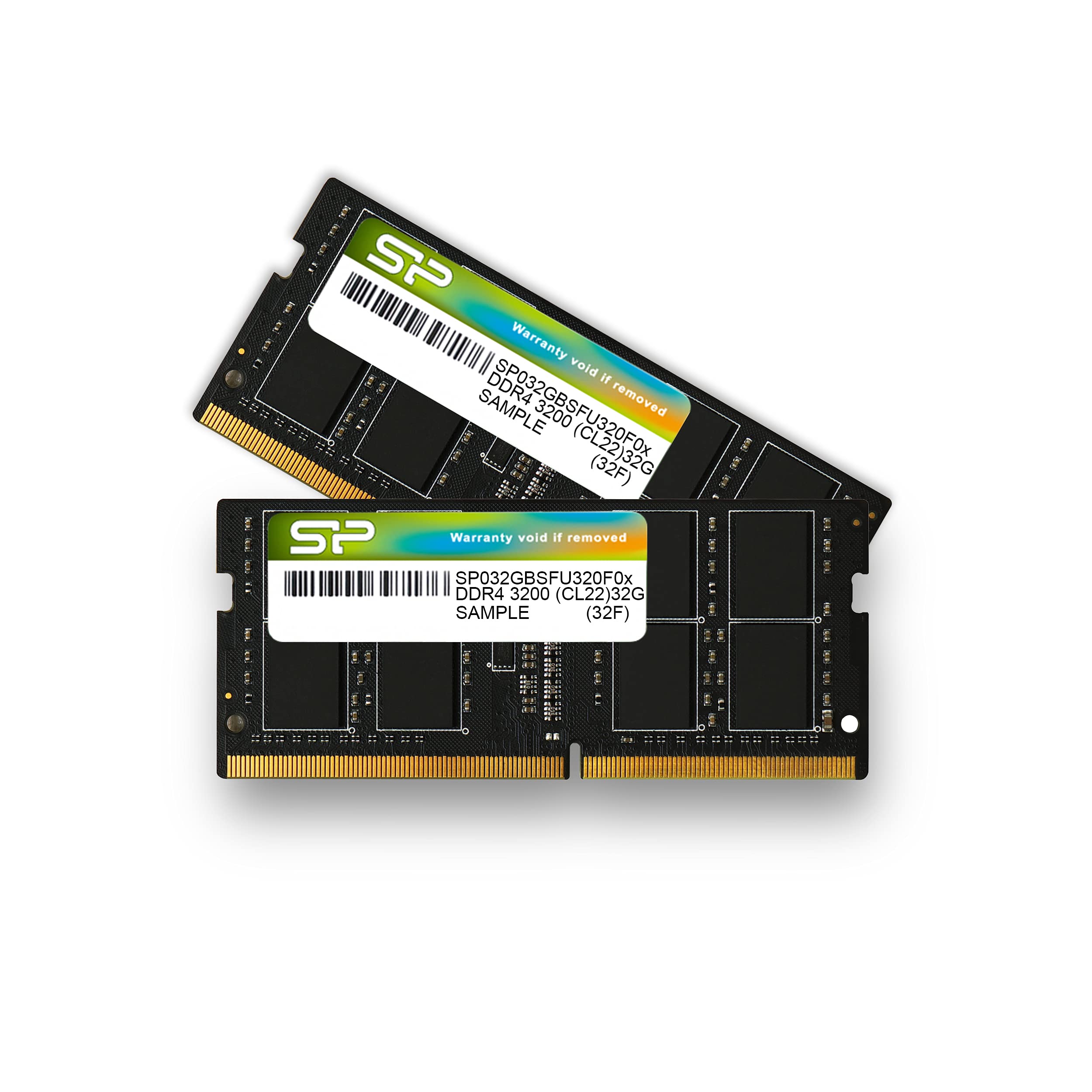 シリコンパワー ノートPC用メモリ DDR4-3200 (PC4-25600) 32GB&times;2枚 (64GB) 260Pin 1.2V CL22 SP064GBSFU320F22｜Maison Outre