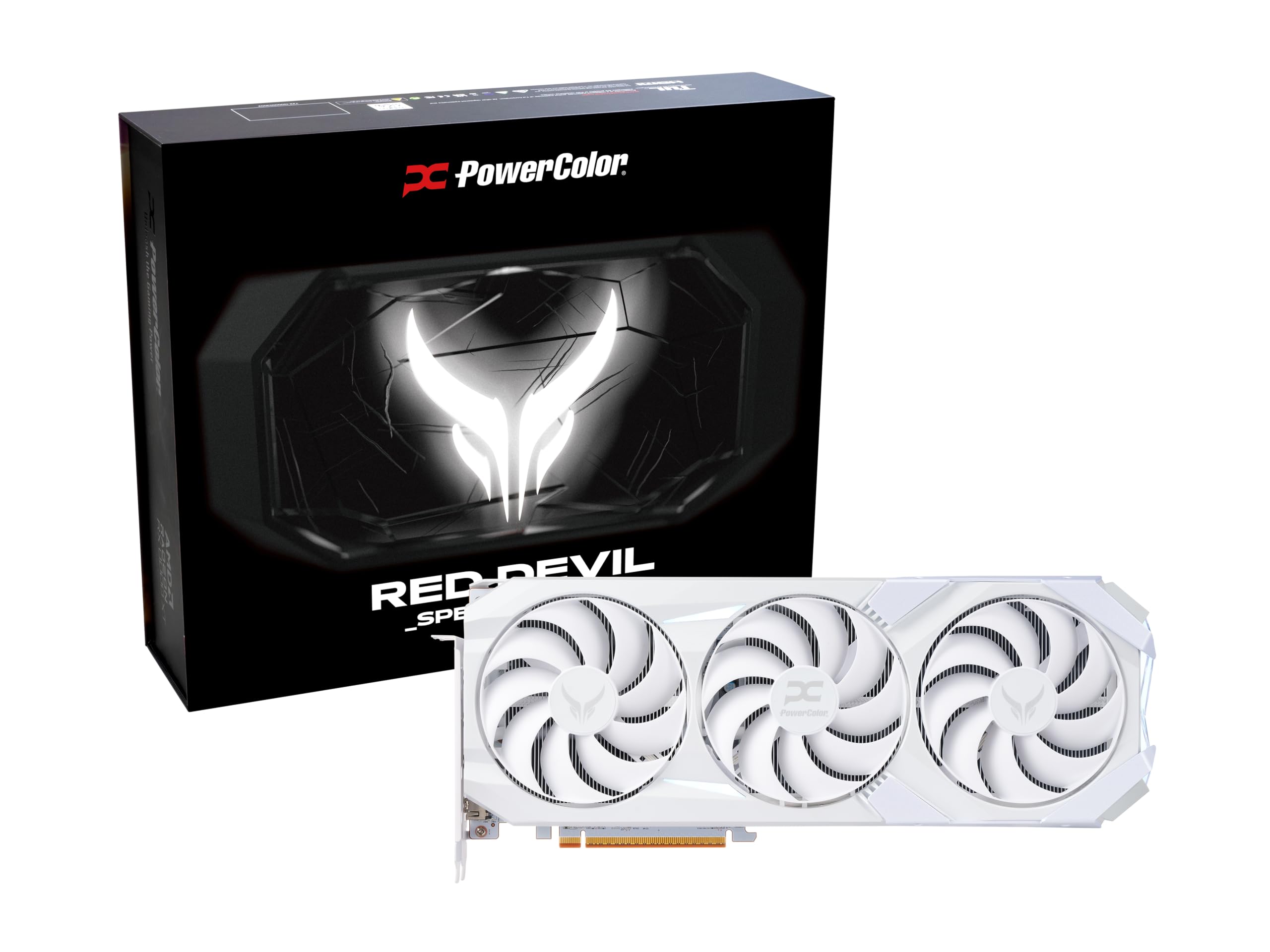Power Color AMD Radeon RX9070XT 搭載 グラフィックボード GDDR6 16GB Red Devil ホワイトモデル パワーカラー 【国内正規代理店品】RX9070XT 16G-E/OC/WHITE｜Maison Outre