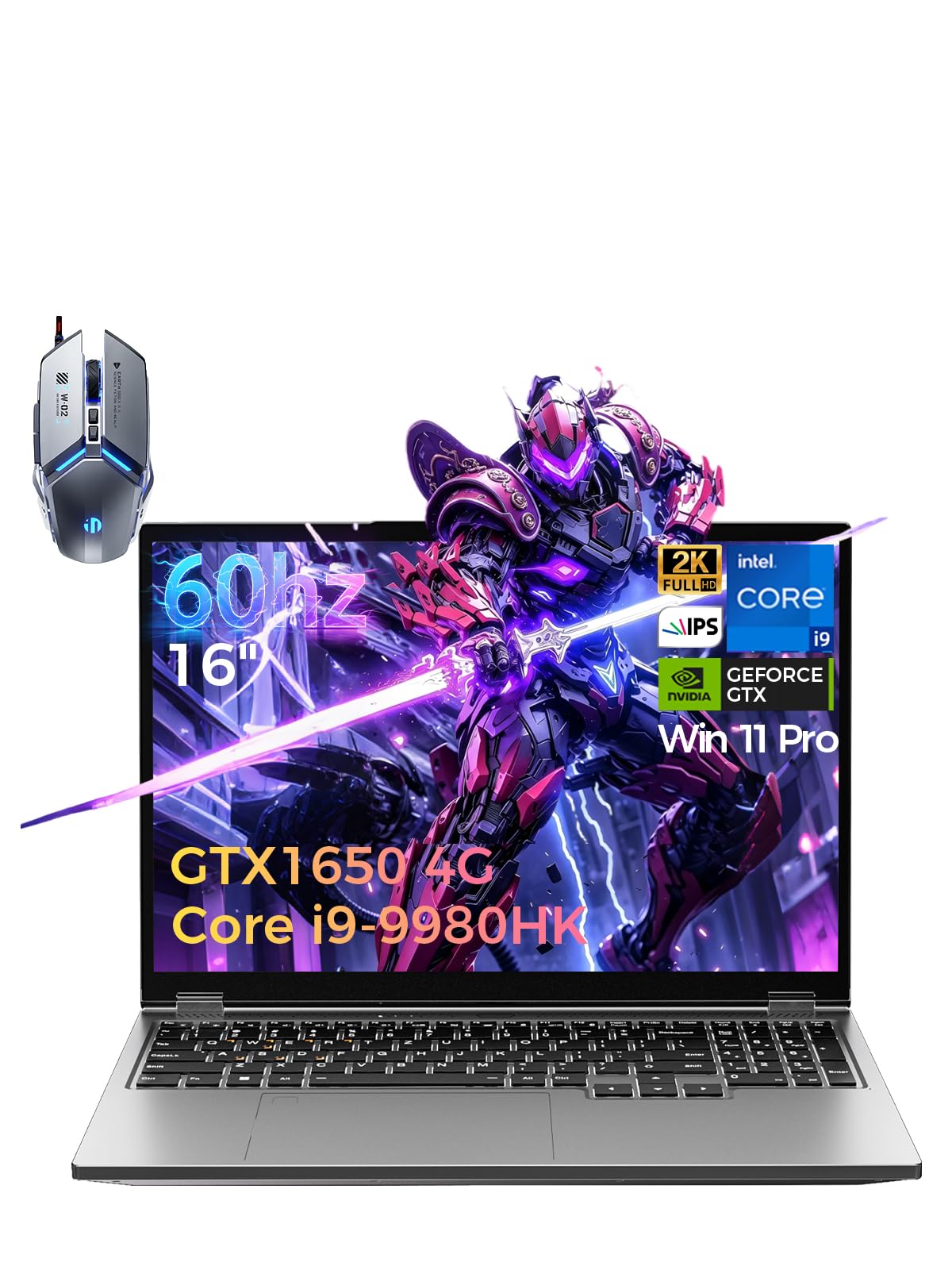TOPGRO ゲーミングノートpc【Core i9-9980HK/GTX1650/最大5.0GHz/WiFi6/BT5.2】ゲーミングマウス・マウスパッド付き ゲーミング ノートパソコン 16インチ 16GBメモリ 1TB SSD 8コア/16スレッド ゲ|Maison Outre