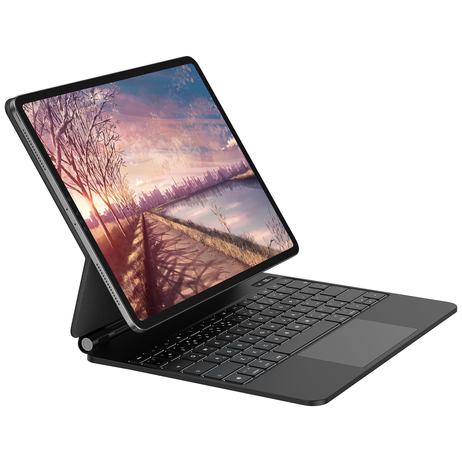 マジックキーボード GOOJODOQ 2024 iPad Air6(M2) 13inch対応スマートキーボードiPad Pro 12.9inch 2018第三世代/2020第四世代/2021第五世代適用/2022第六世代 トラックパッド付きケース 7色バッ|Maison Outre