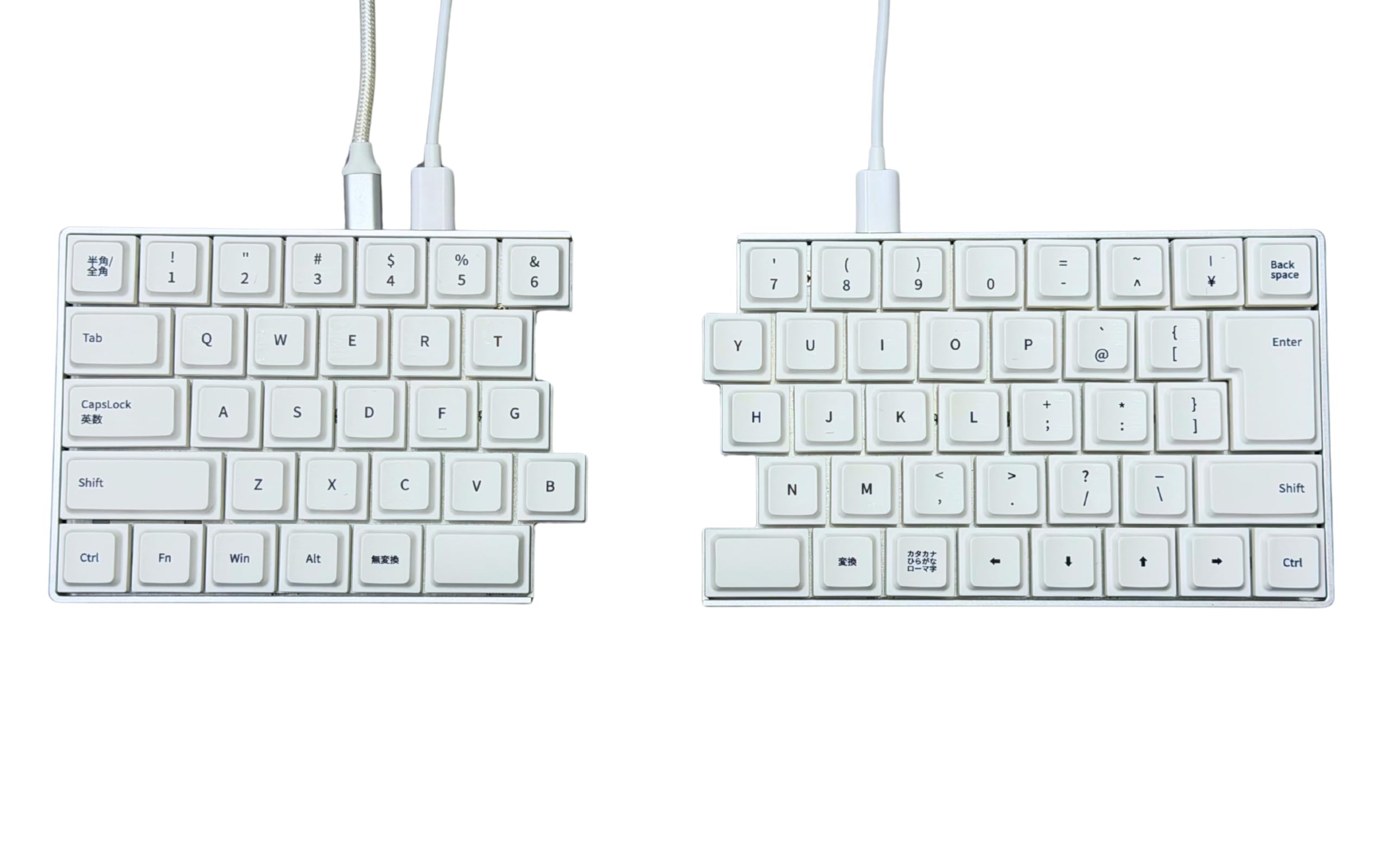 ライジュウ NISABI V2 LAK キーキャップ 日本語配列 分割式 ロープロファイル メカニカルキーボード 赤軸 ホットスワップ対応 VIA対応 有線|Maison Outre