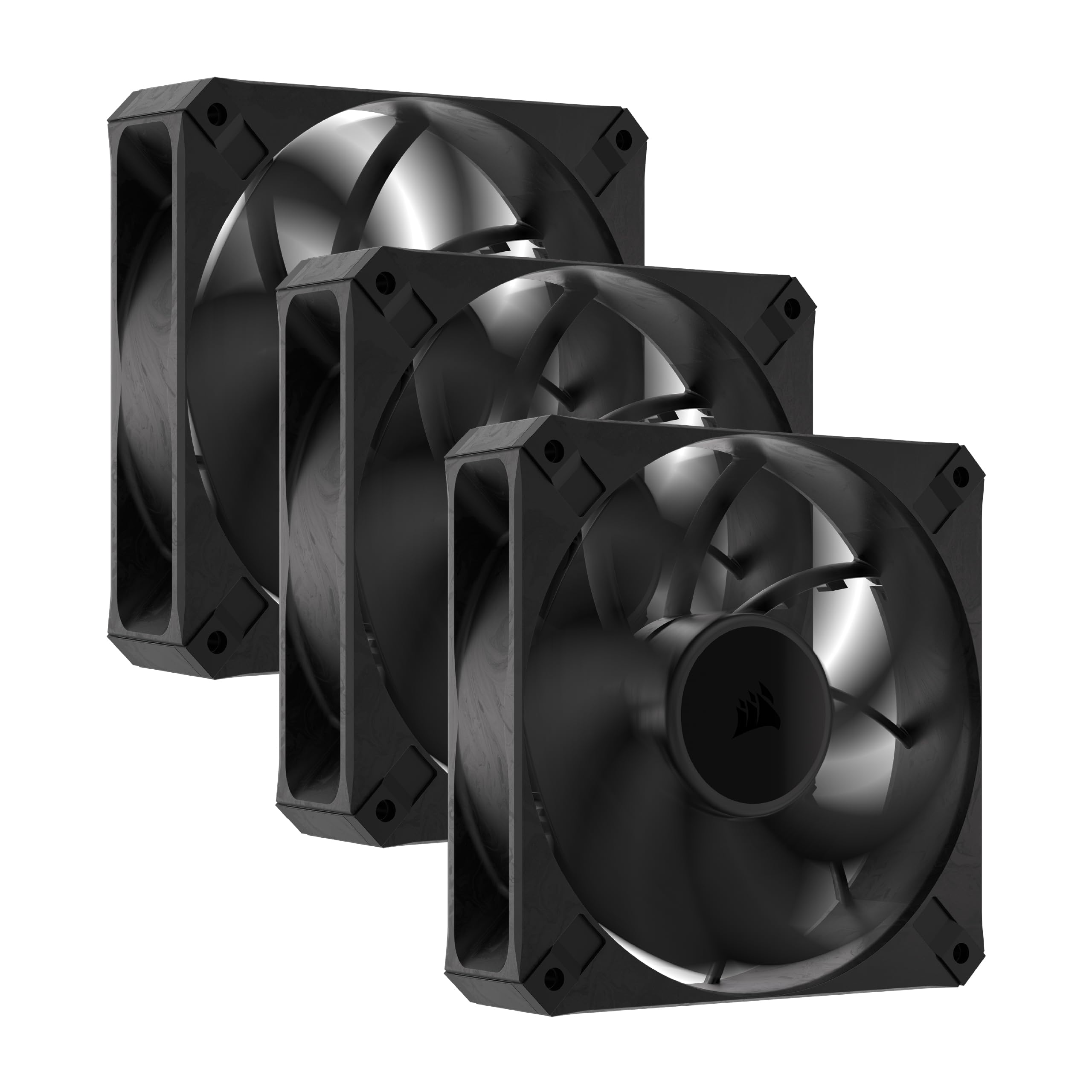 CORSAIR RS120 MAX 120mm PWM 30mm厚 PCケースファン トリプルパック ブラック CO-9050171-WW｜Maison Outre