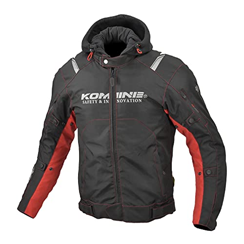 コミネ(KOMINE) バイク用 JK-5961 プロテクトウインタージャケット Neo Black/Red M｜Maison Outre