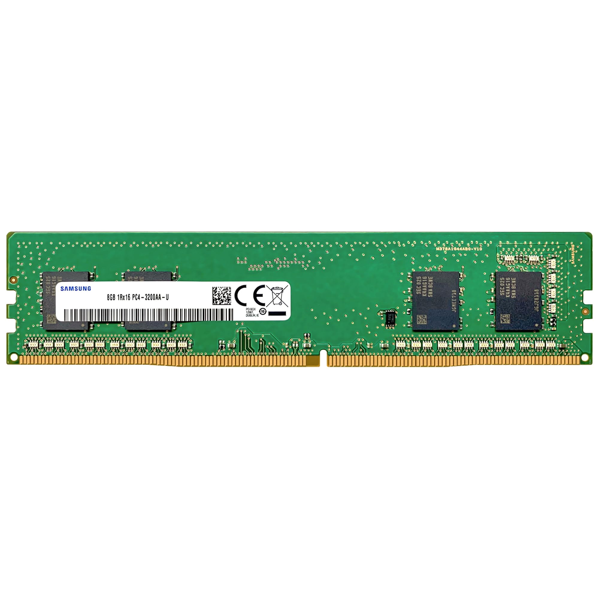 Samsung 8GB DDR4 3200MHz PC4-25600 (PC4-3200AA) CL22 UDIMM 1Rx16 シングルランク 1.2V 非ECC DIMM 288ピン デスクトップ PC RAMメモリ|Maison Outre