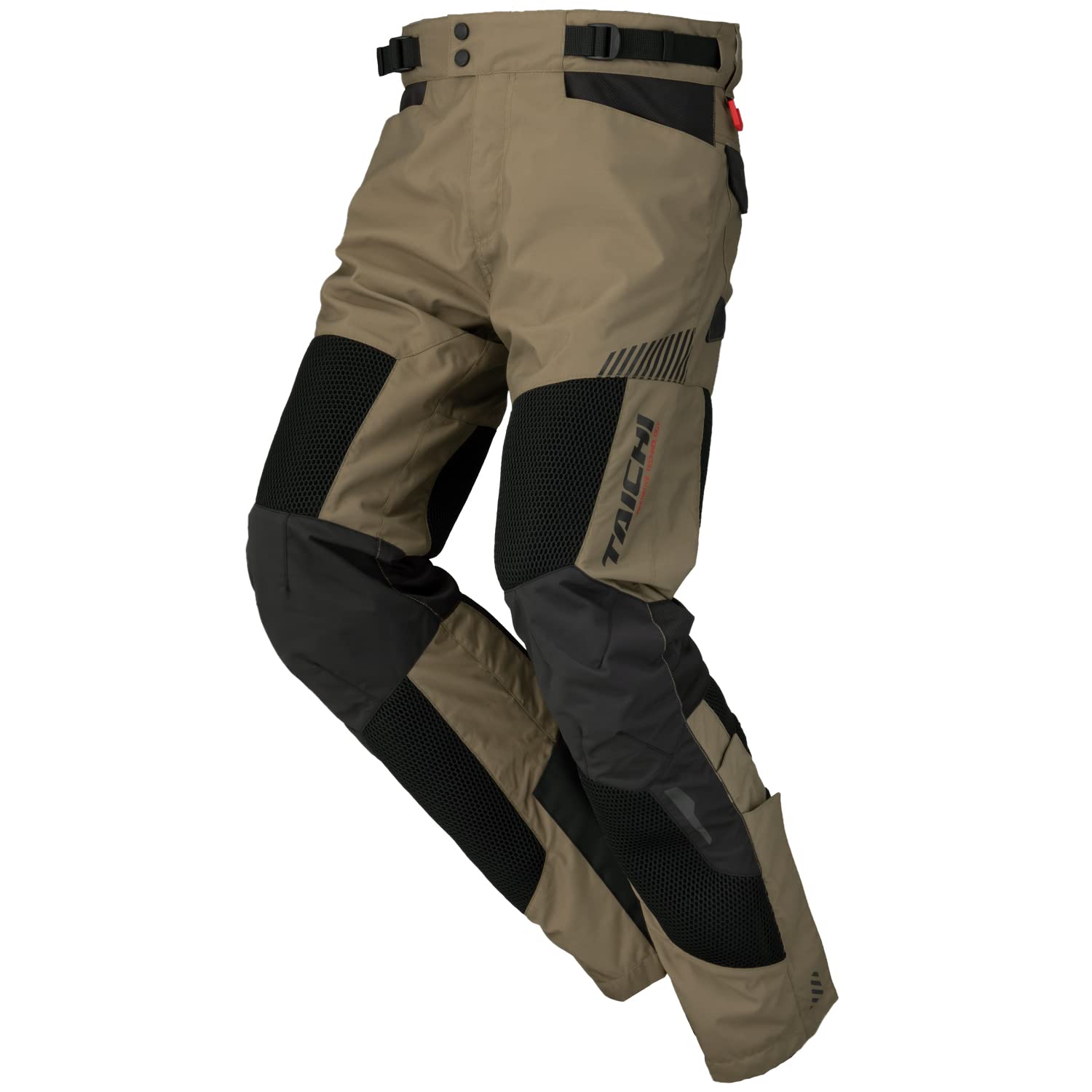 RSタイチ(RS TAICHI) バイクウェア ライディングパンツ 春夏 通気性 メッシュ CEプロテクター内蔵 アドベンチャー オフロード コンパス エアー パンツ RSY269 KHAKI L|Maison Outre