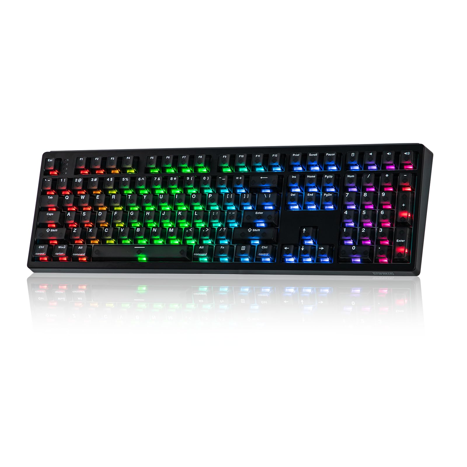 EPOMAKER HE108 ラピトリ ホール効果ゲーミングキーボード 8Kポーリング＆128Kスキャン SOCD & DKS ホットスワップ対応 2.4GHz/BT/USB有線 108キーフルサイズ 0.005mmアクチュエーションポイント 調整可能 高｜Maison Outre