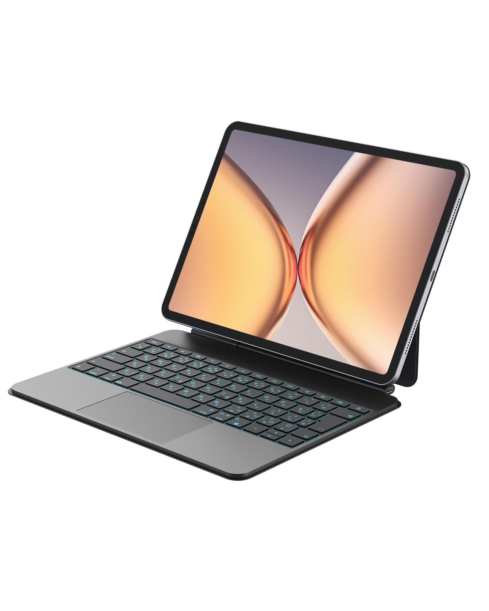 Bettdow【2026最新型】スマート接続 マジックキーボード 2025 iPad Air7 13inch(M3)&2024 Air6(M2) 13inch対応 軽量キーボードケース 単独充電不要 金属パネル iPad Pro 12.9inch第3/4/｜Maison Outre