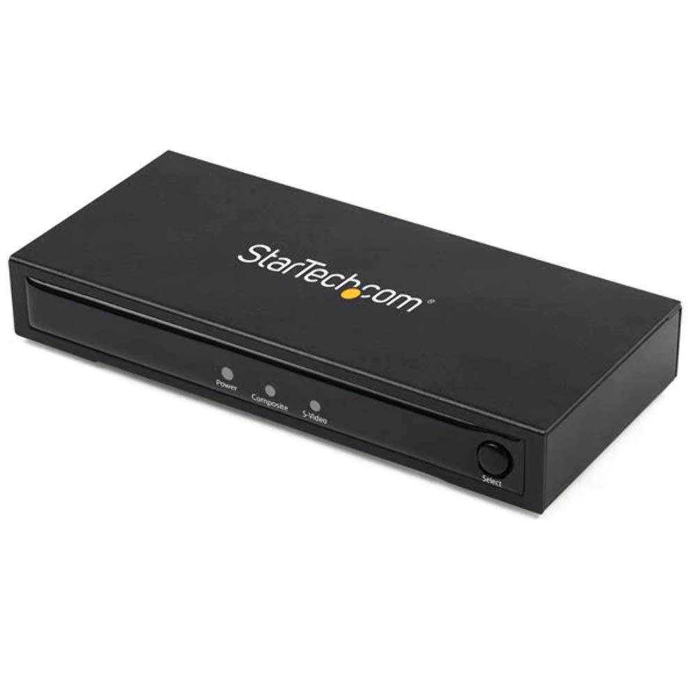 StarTech.com RCAコンポジット／S端子 - HDMI 変換アダプタコンバータ オーディオ出力対応 720p NTSC／PAL入力 Mac/Windows対応 VID2HDCON2｜Maison Outre