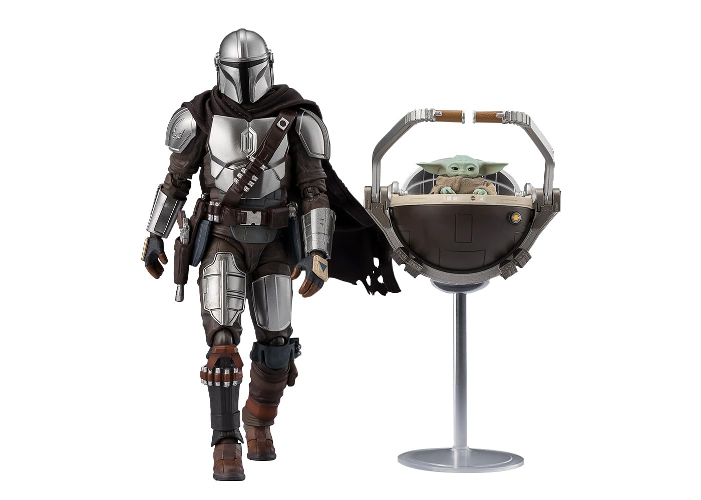 TAMASHII NATIONS S.H.フィギュアーツ スター・ウォーズ／マンダロリアン・アンド・グローグー マンダロリアン＆グローグー（STAR WARS: The Mandalorian and Grogu） 約150mm PVC&ABS&布製 塗装｜Maison Outre 18,946円