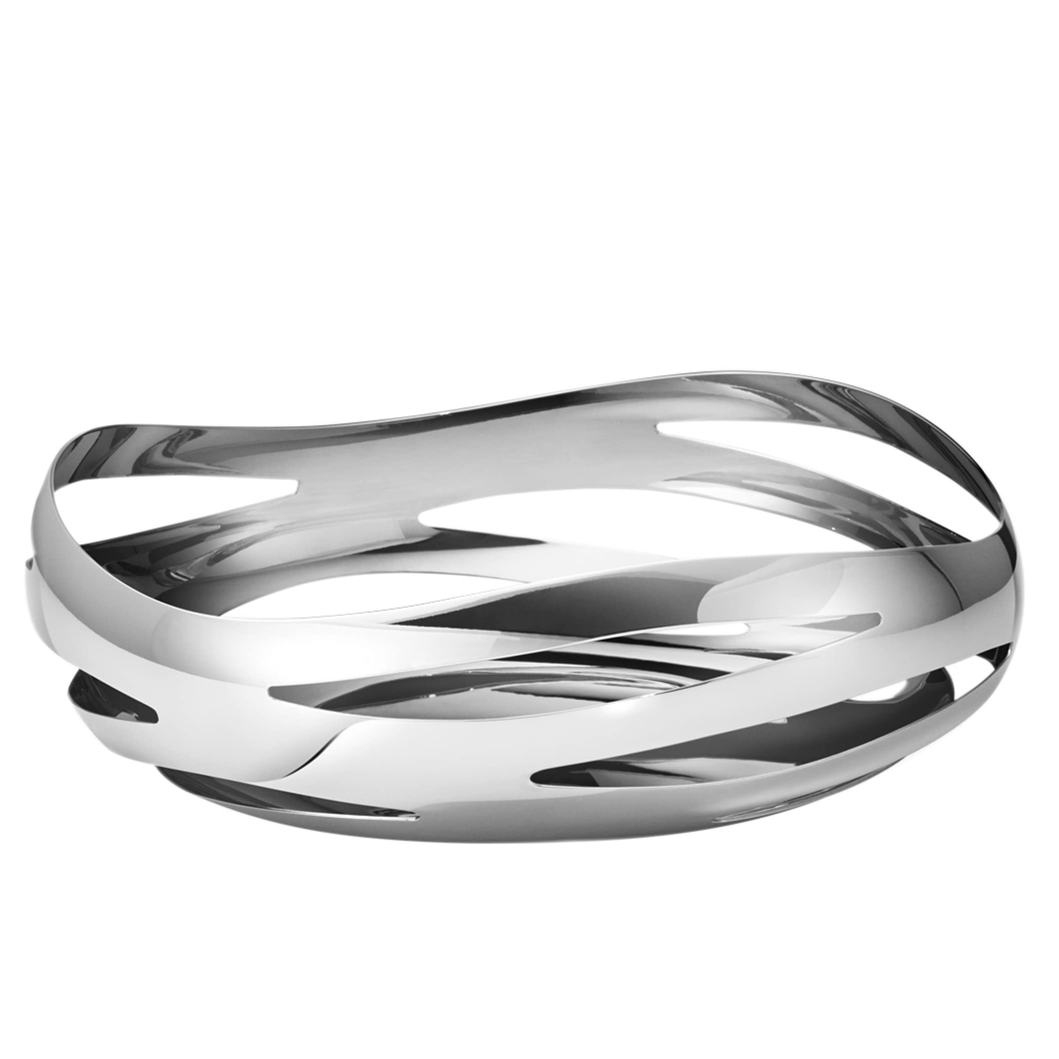 「 Georg Jensen 」 フルーツバスケット バスケット COBRA シルバー 直径約24&times;高さ約8cm 10019108｜Maison Outre