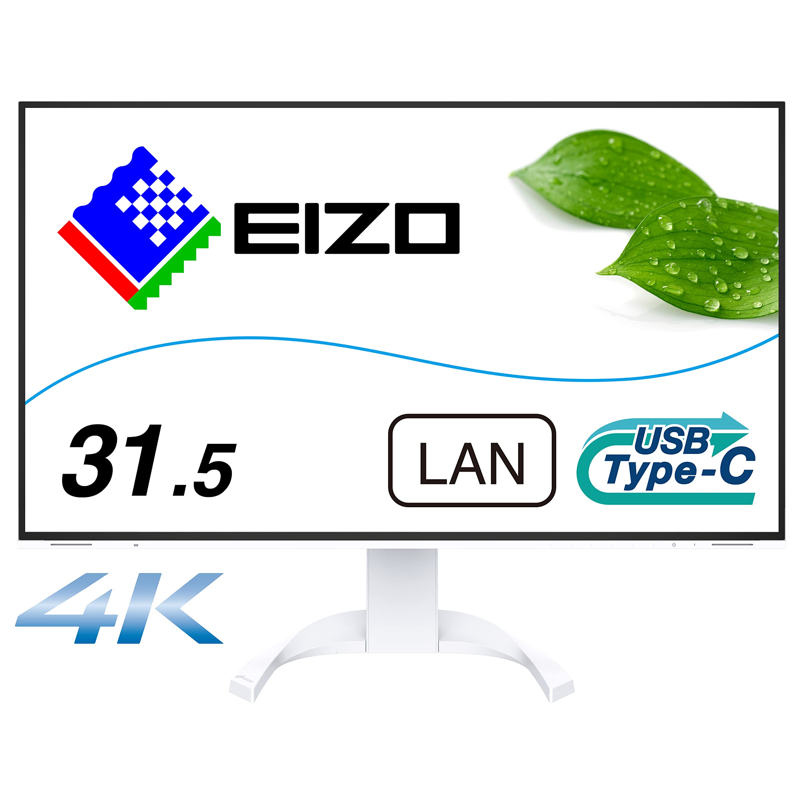 EIZO FlexScan EV3240X-WT (31.5型モニター/3840×2160/USB Type-C対応/ノートPC給電/疲れ目軽減/ホワイト/The warranty is valid only in Japan)|Maison Outre