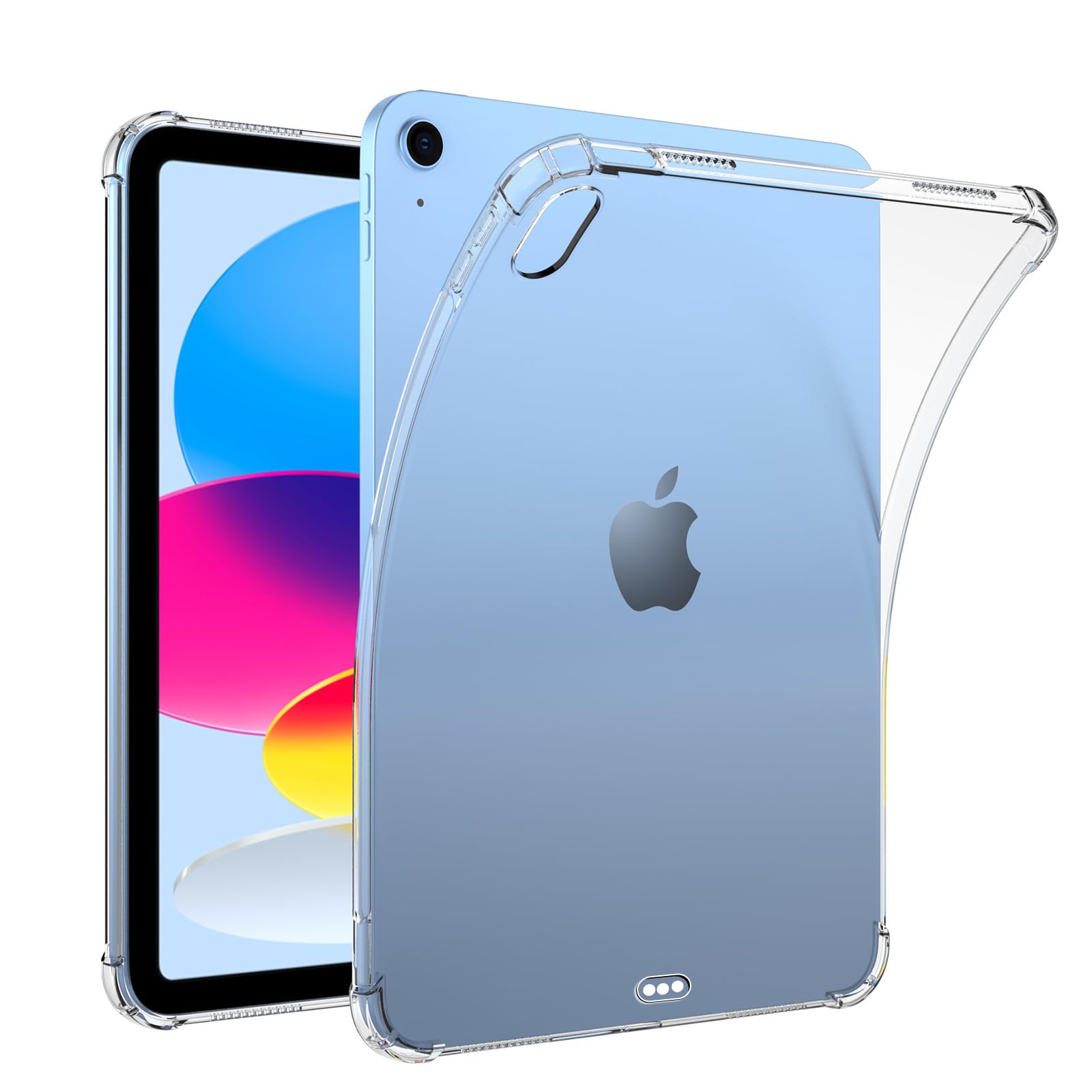 【20枚入り】PRODELI for iPad 11世代 ケース (2025モデル，A16 ，11インチ) / iPad 10世代 ケース (2022モデル，10.9インチ) 四隅がエアクッション構造 タブレットケース クリア TPU素材 耐衝撃 落下防止