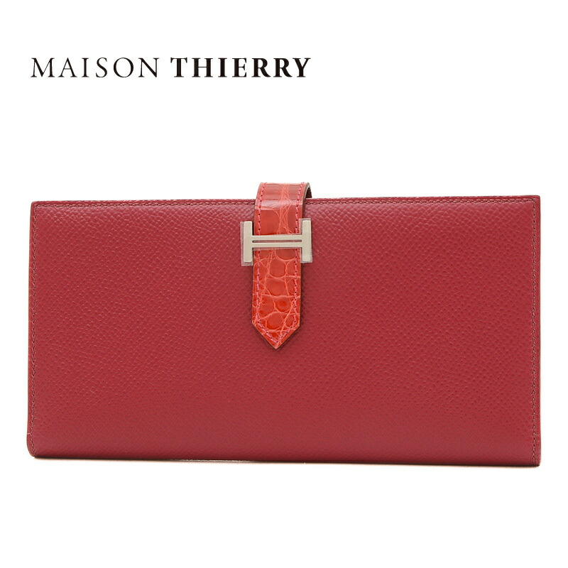 楽天市場】【財布】HERMES エルメス ベアンスフレタッチ 2つ折長財布