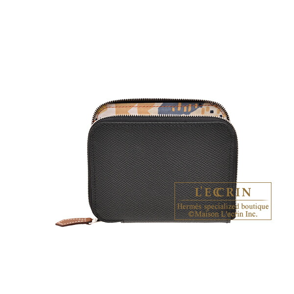 HERMES シルクインコンパクト　エトゥープ エルメス アザップ シルクイン コンパクト エトゥープ